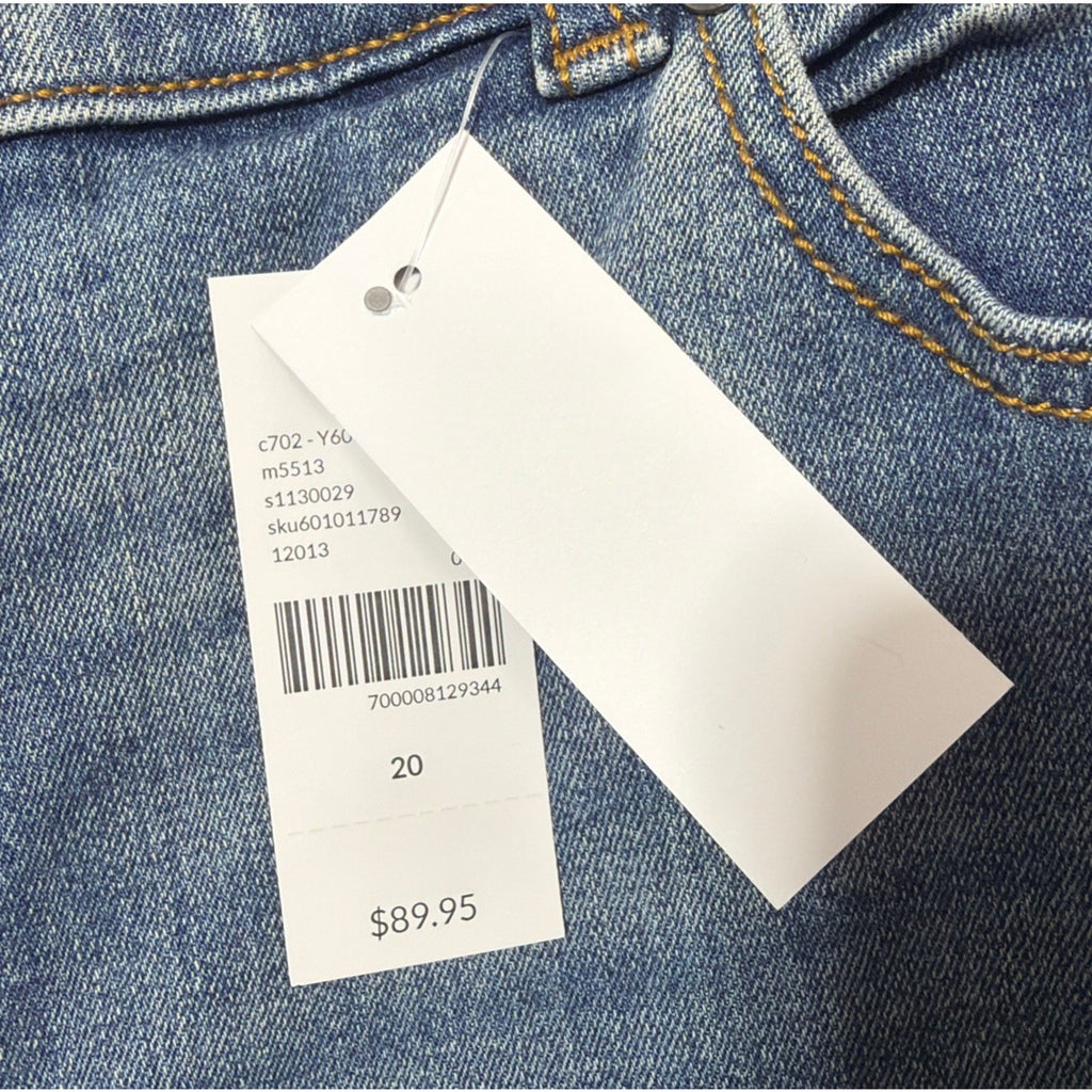 Lane Bryant Tighter Tummy High Rise Straight Jeans Size 20 NWT 40x32 Msrp 89.95