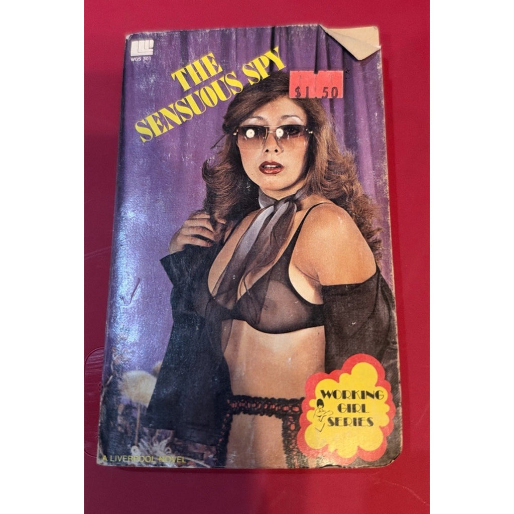 Liverpool PB The Sensuous Spy 1978 Karen Nelson Vintage Rare Paperback