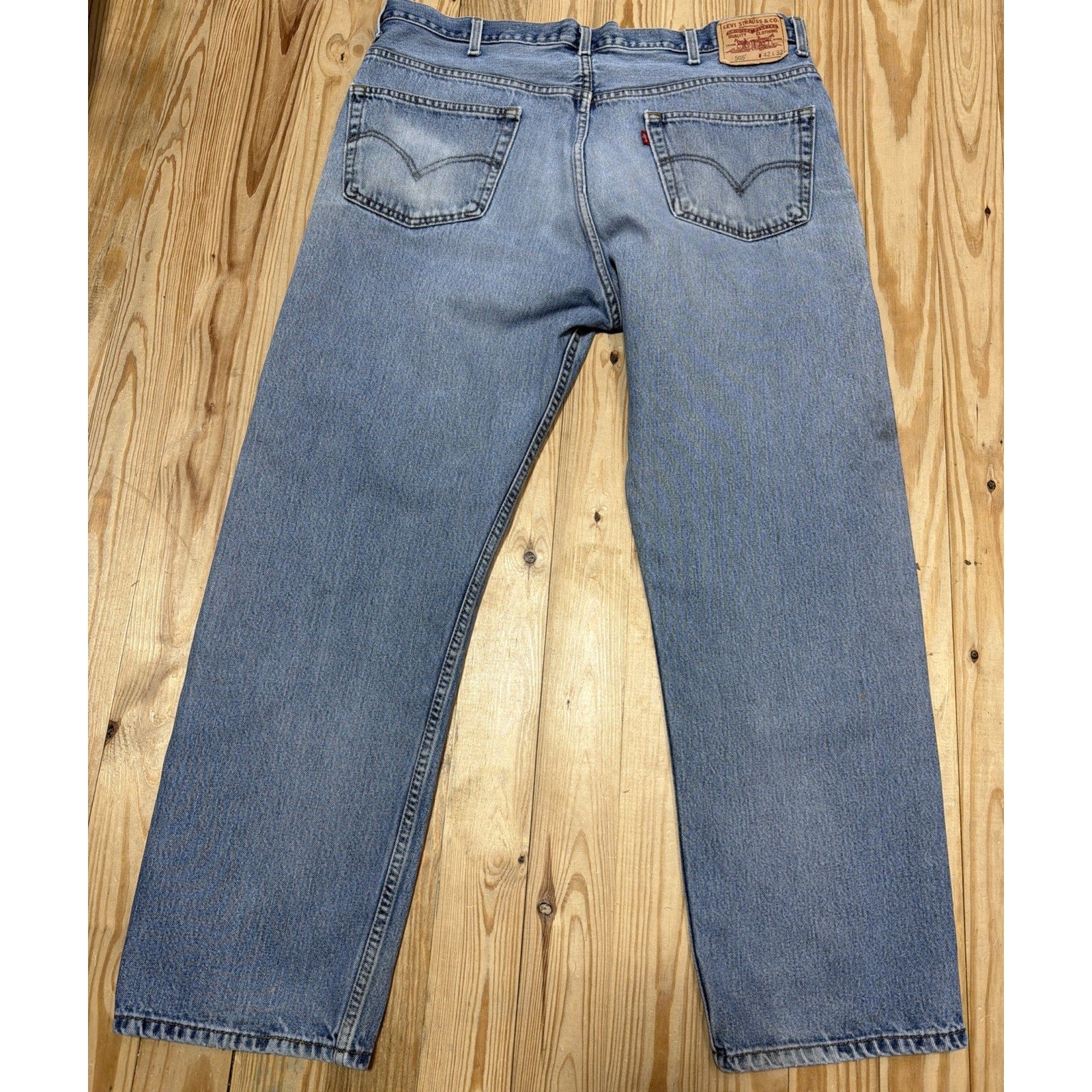 Vintage Levis 505 Men's Denim Jeans Size 42x32 Workwear Casual Measure 40x30