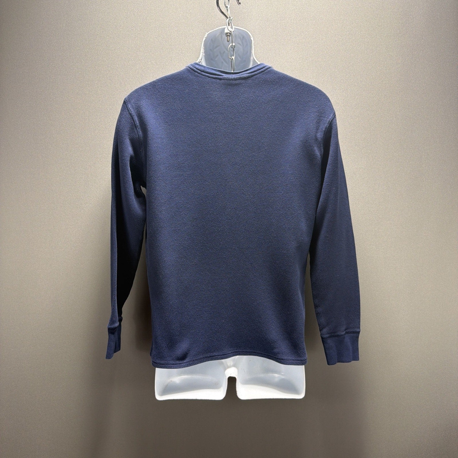 Polo Ralph Lauren Long Sleeve Crewneck Thermal Waffle Pullover Shirt Mens Small