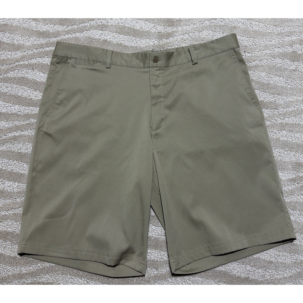 Nike Golf Shorts Men Size 40 Biege Dri-Fit Standard Fit Pockets Stretch Golf