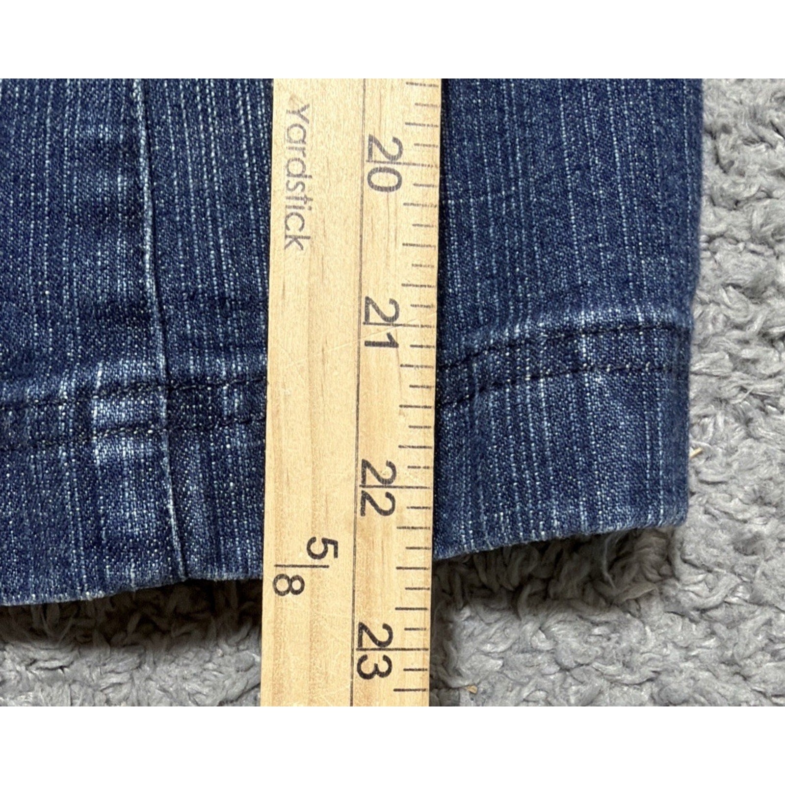 Ann Taylor Loft Women’s Jean Jacket Denim Size 8 Stretch