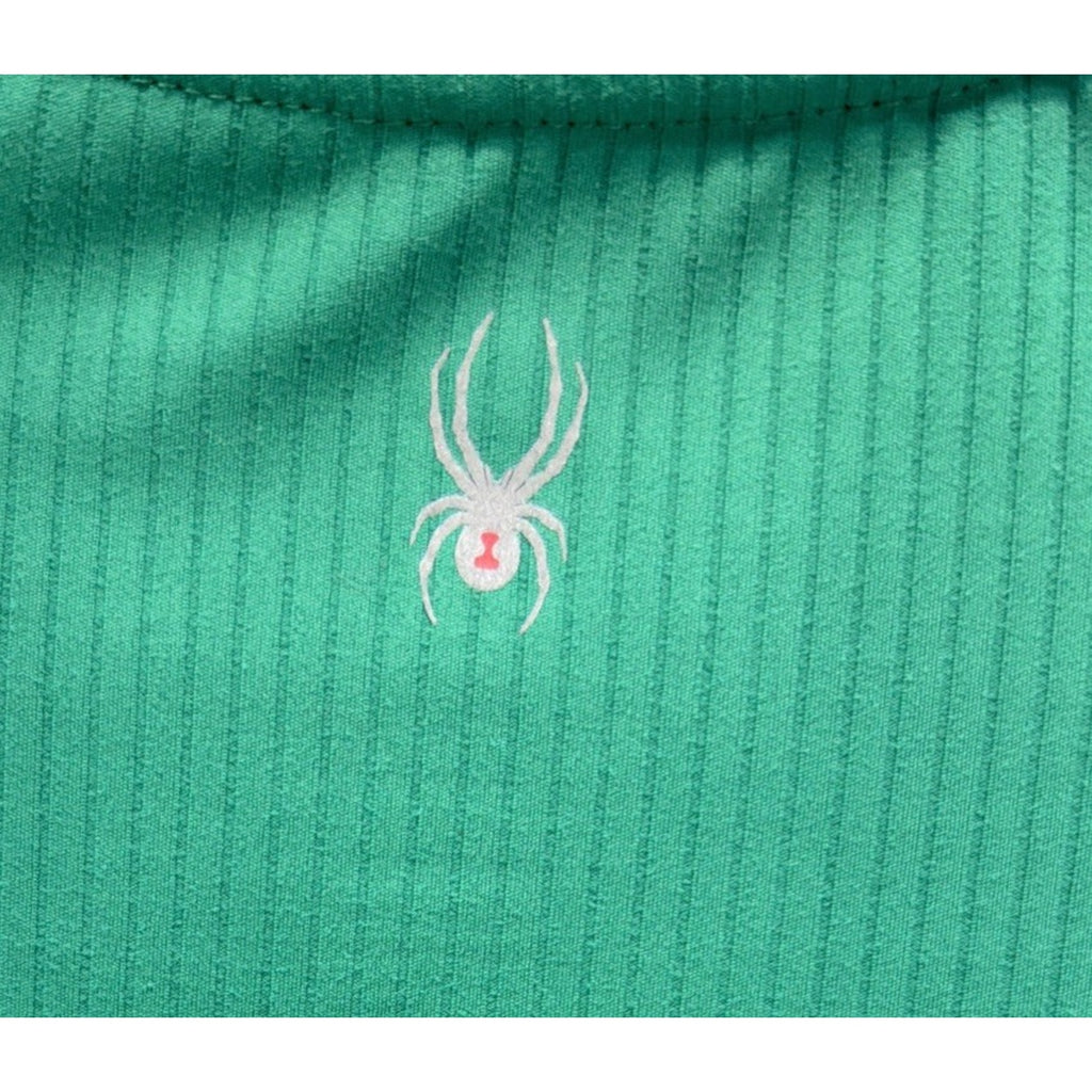 Spyder Athleta Women's Active Ribbed Short Sleeve Tee, Green, Size XL