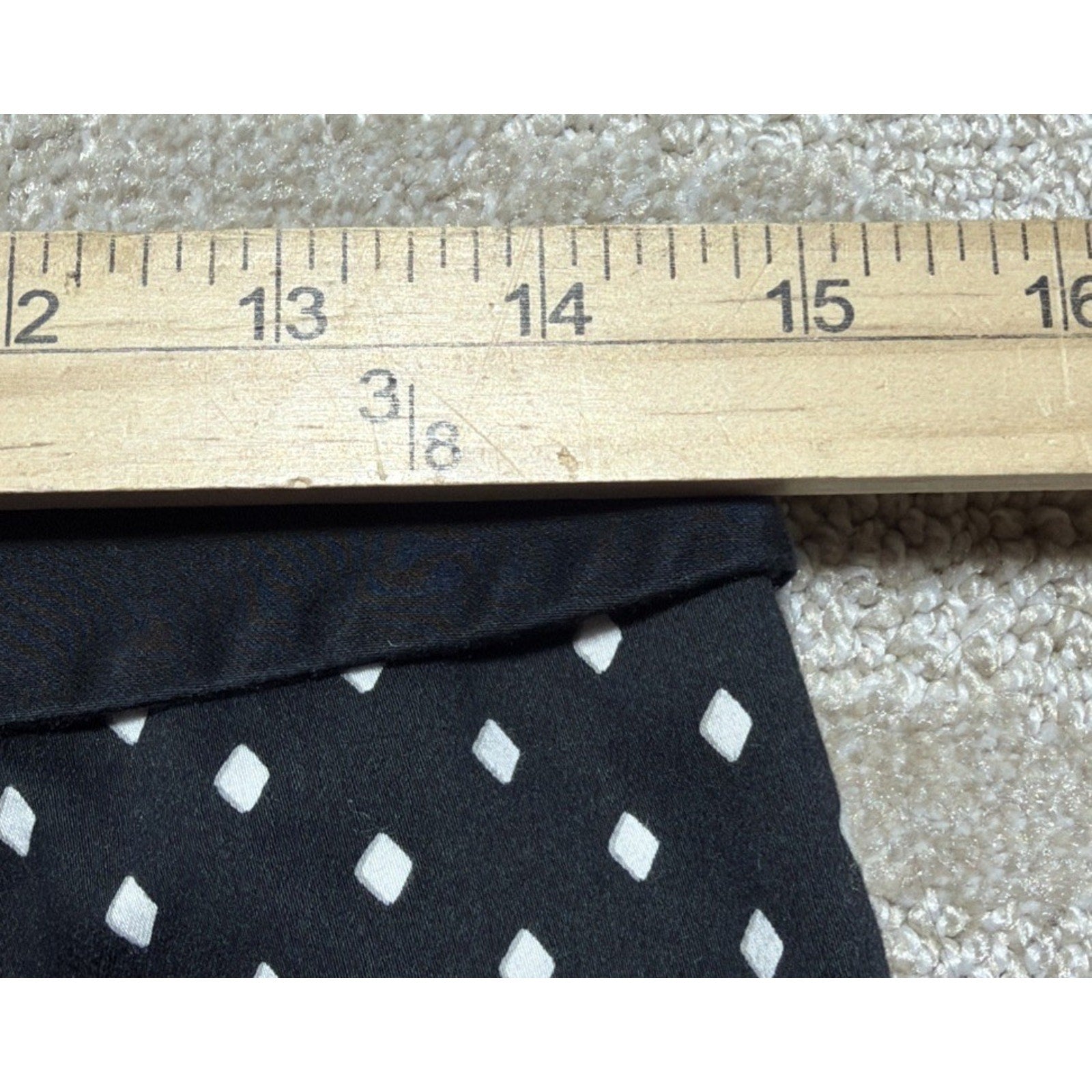 White House Black Market Black White Diamond Pattern Lined Pencil Skirt Size 2