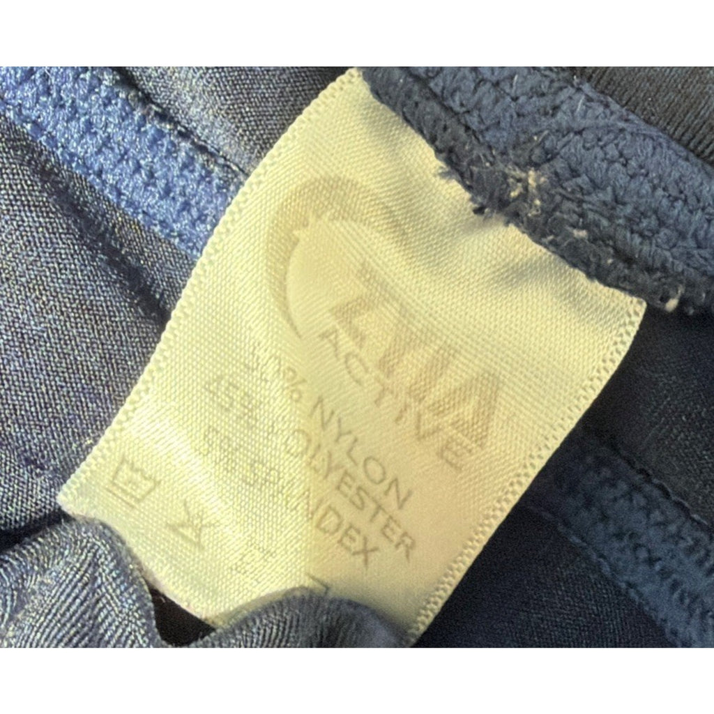 Zyia Active Navy Cozy Jogger Pants Women’s Size Large Pockets LL119
