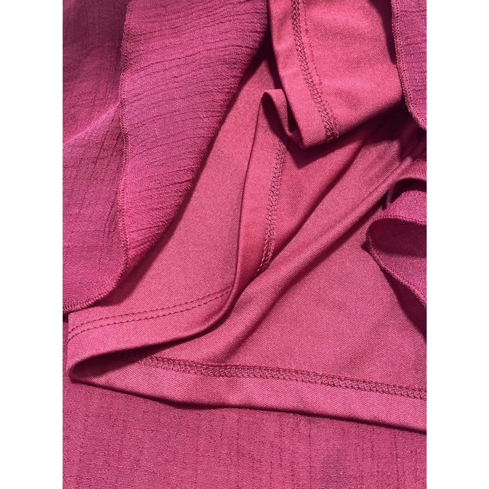 Indigo Thread Co Size S Red BABYDOLL DRESS Bell Sleeves + Heavy Lace