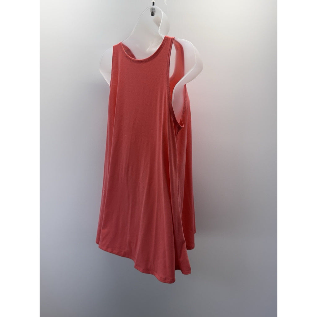 Lost Petal Linens Stitched Pink and Blue Anchor Tank Top Women’s Size Medium