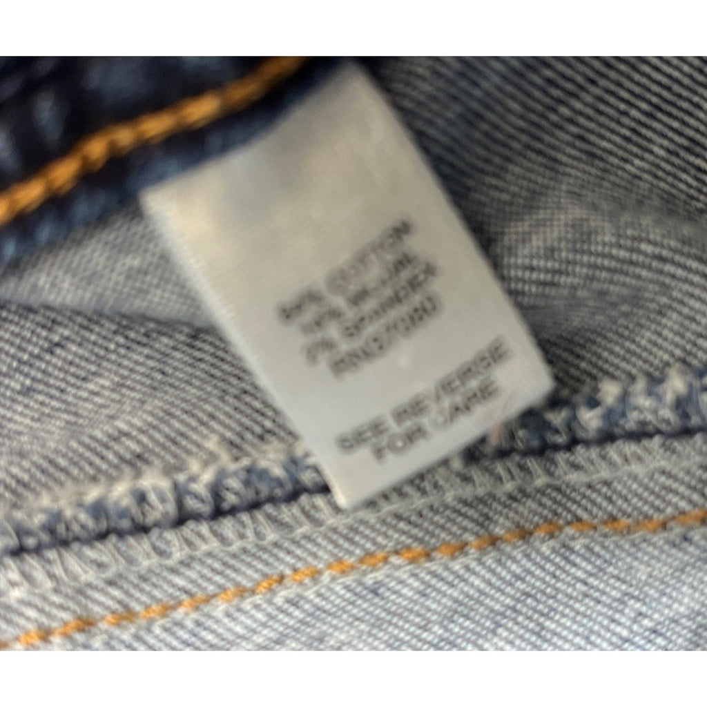 Est 1946 Denim Cato Jeans Super High Hi-Rise Flare Stretch Size 12 Dark Wash