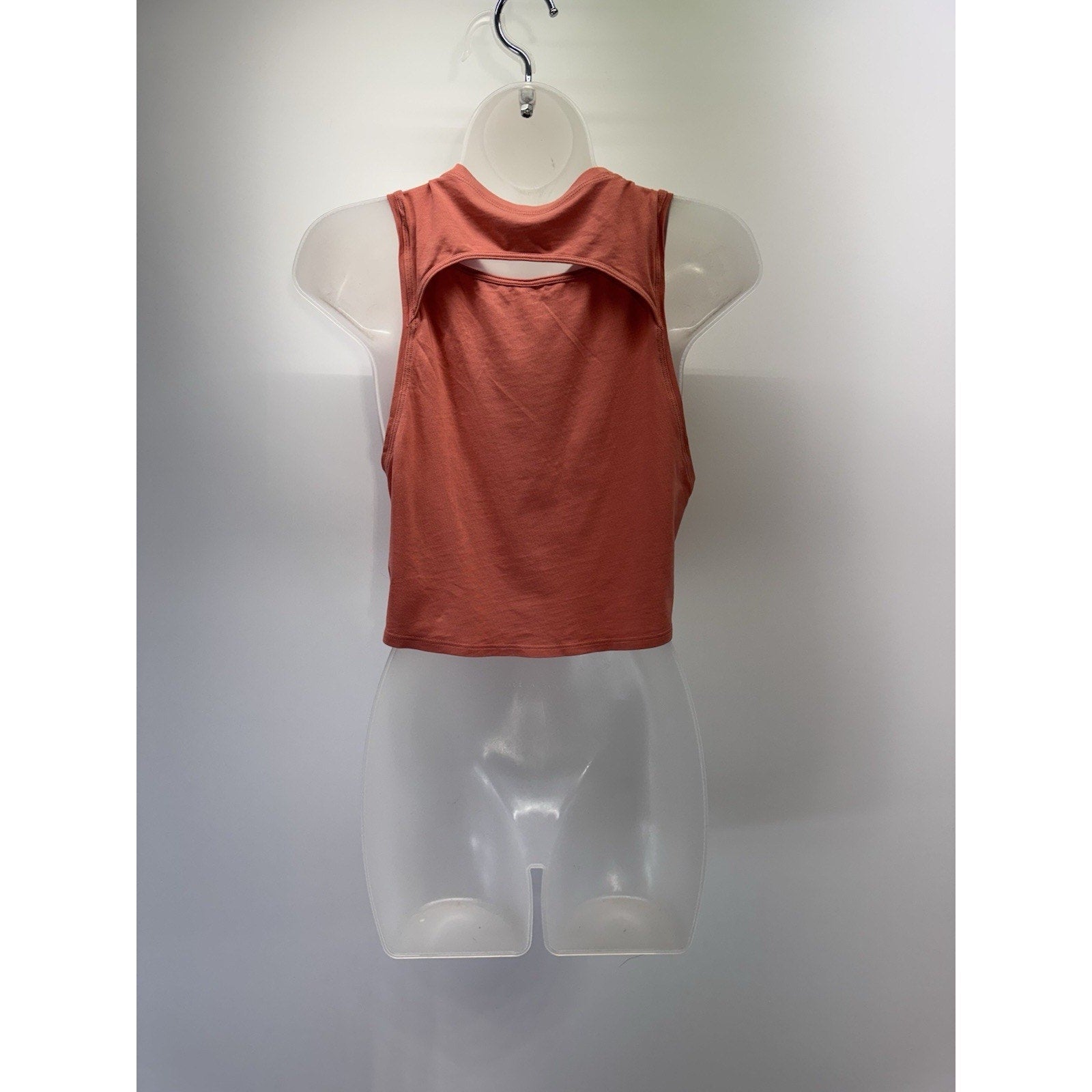 Lululemon Cut Back Crop Tank Women’s Size 2 Rustic Coral RN 106259