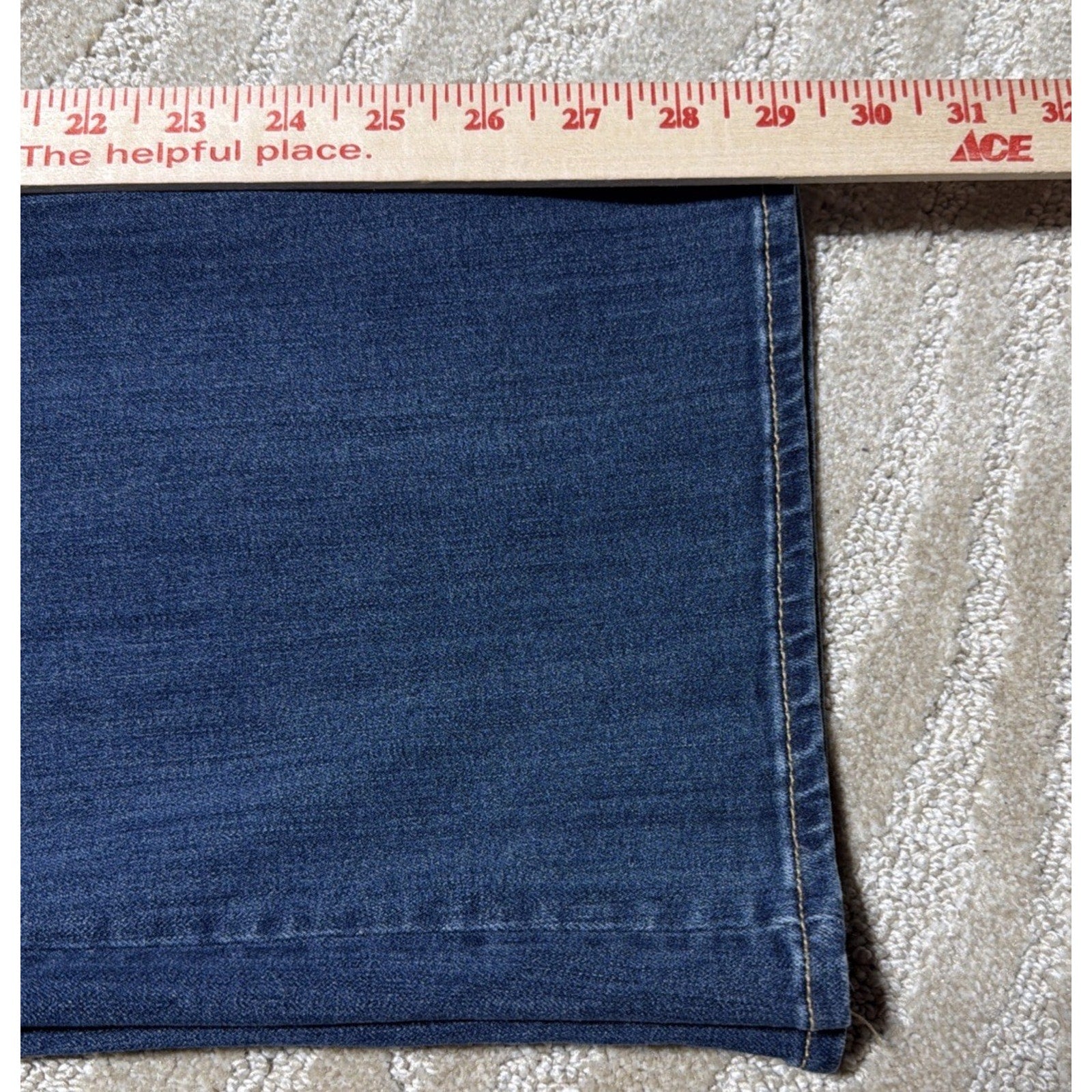 American Eagle Women's Kick Boot Super Stretch Jeans Dark Wash Size 12 S Flare