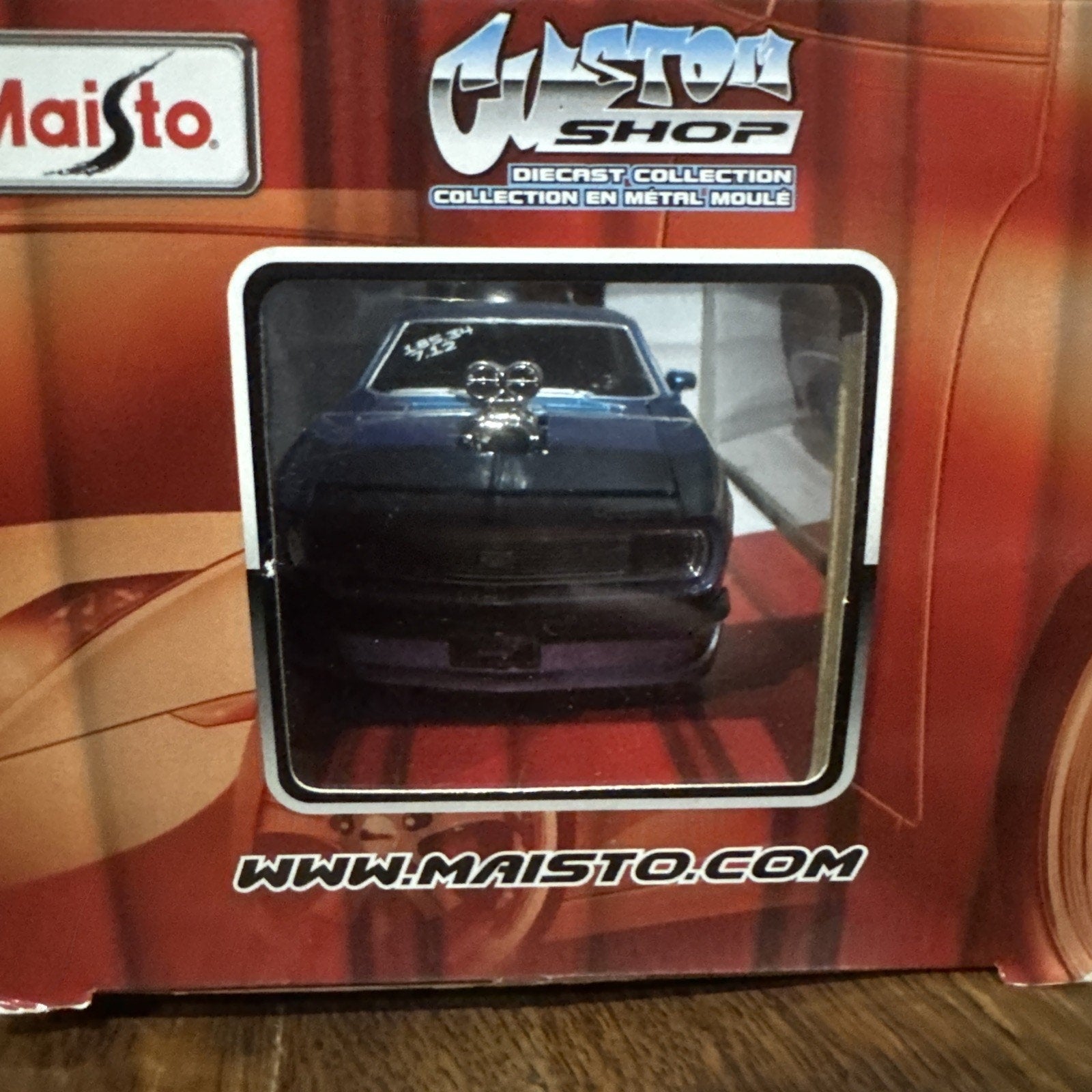 Maisto Custom Shop 1968 Chevrolet Camaro Z-28 New In Sealed Box. Car Is Loose