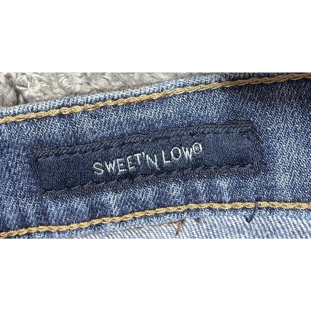Lucky Brand Womens Sweet N Low Boot Cut Jeans Blue Pockets Denim 12/31 Y2K