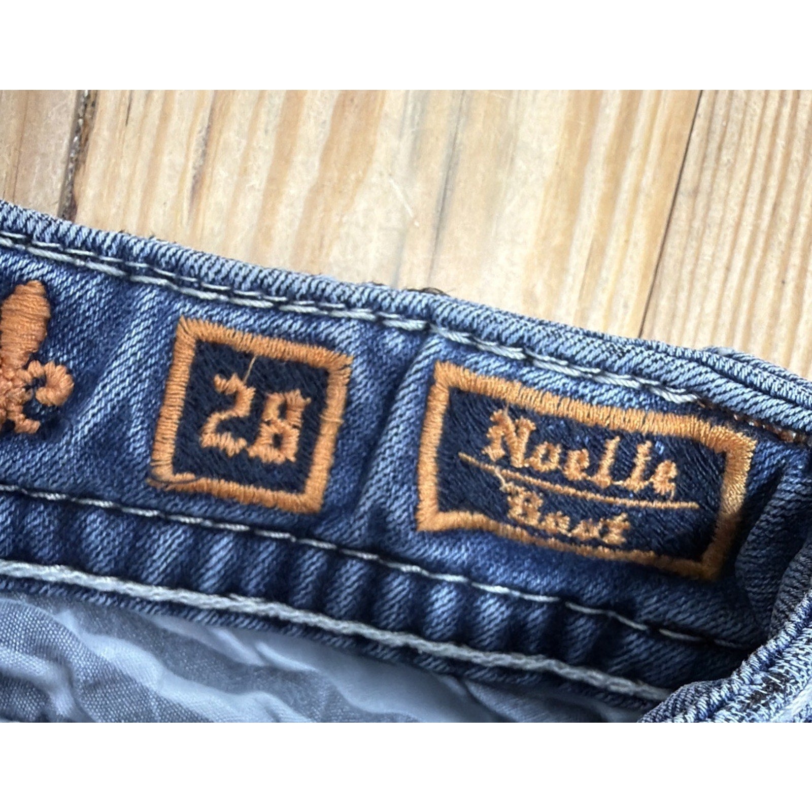 Rock Revival Noelle Bootcut Women's Denim Distressed Jeans Size 28x29