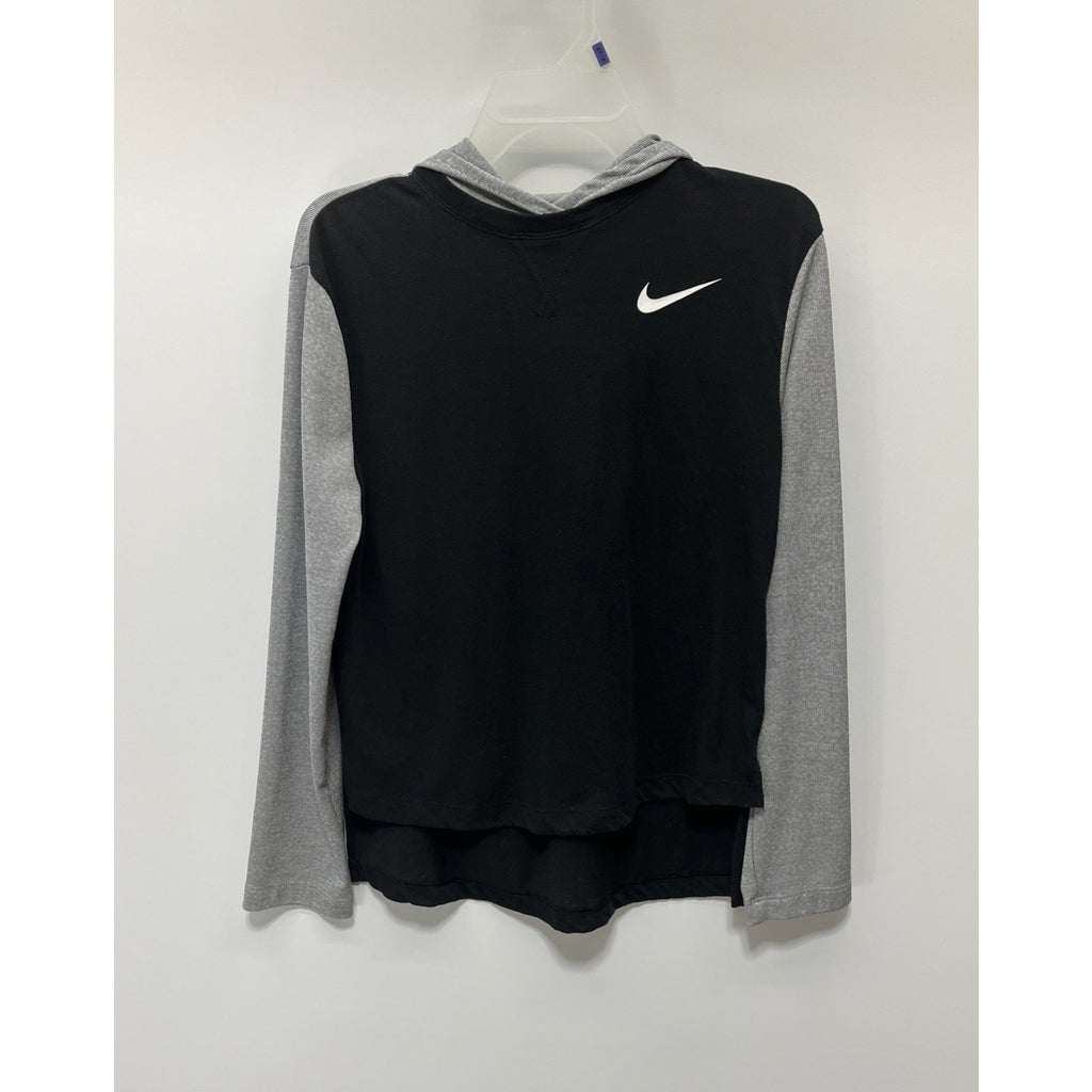 Nike DRI-FIT Big Kids Trophy Long Sleeve Hooded Shirt Girls Training Sz Large