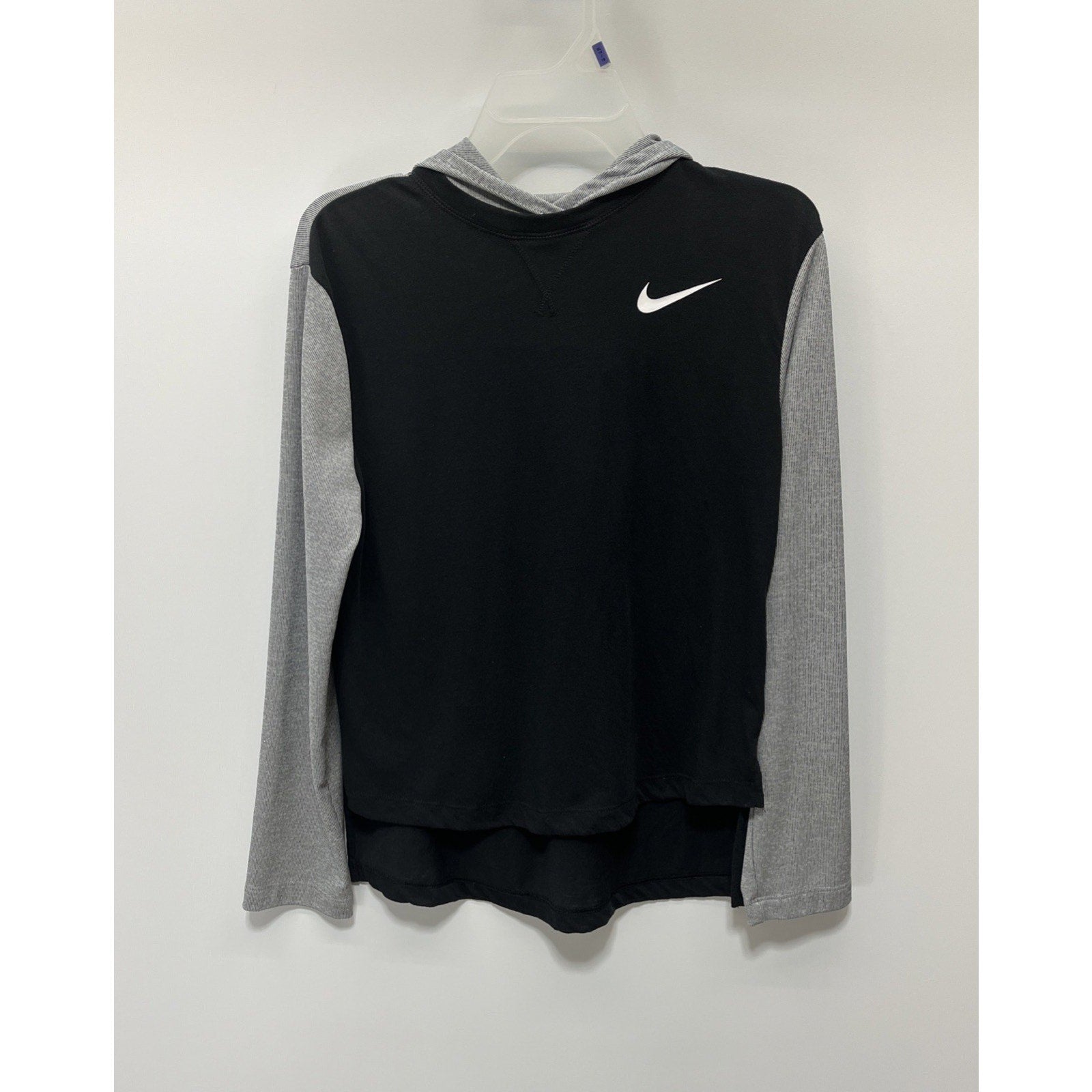 Nike DRI-FIT Big Kids Trophy Long Sleeve Hooded Shirt Girls Training Sz Large