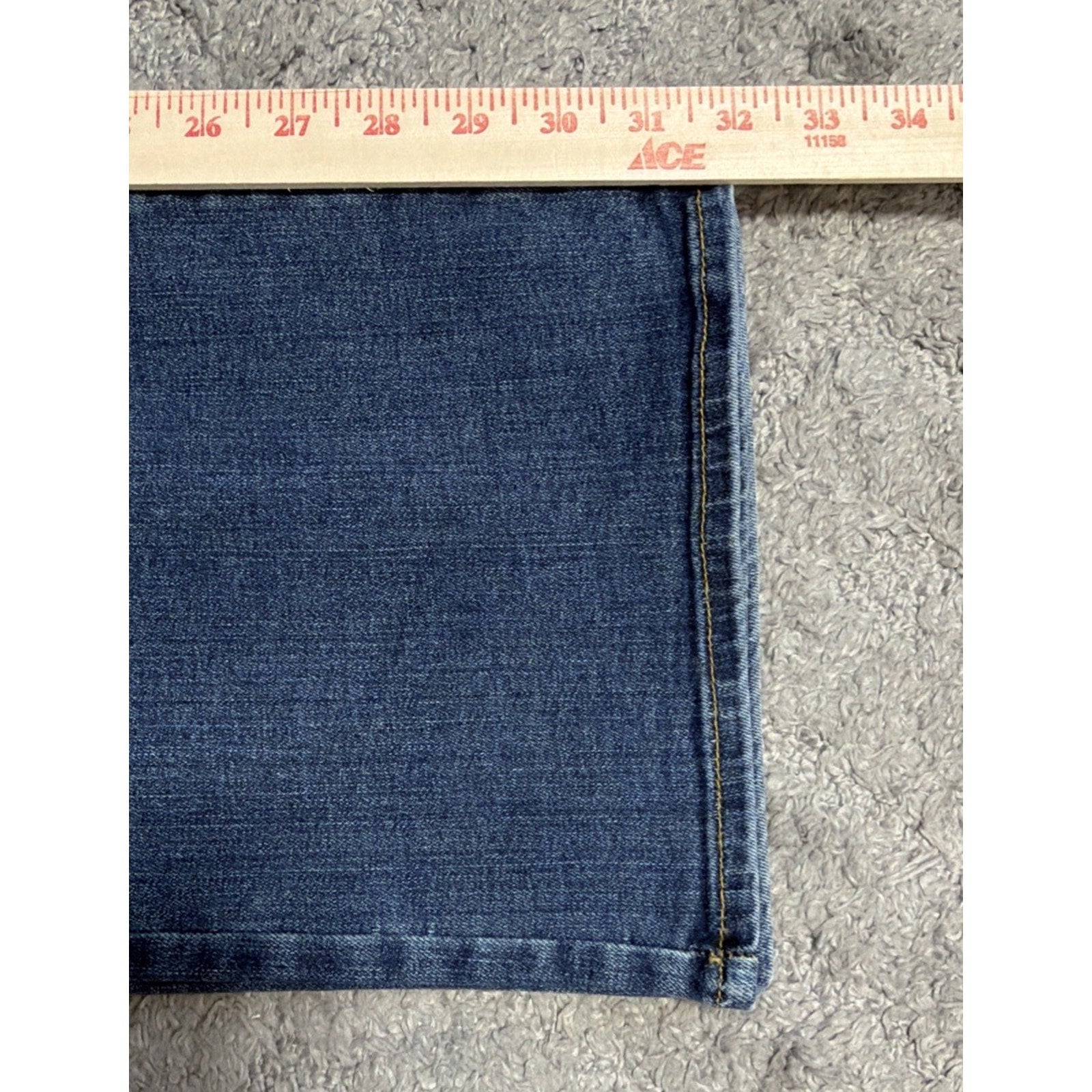 Eddie Bauer Jeans Women's Size 16 Curvy Bootcut Antique Blue Stretch Denim