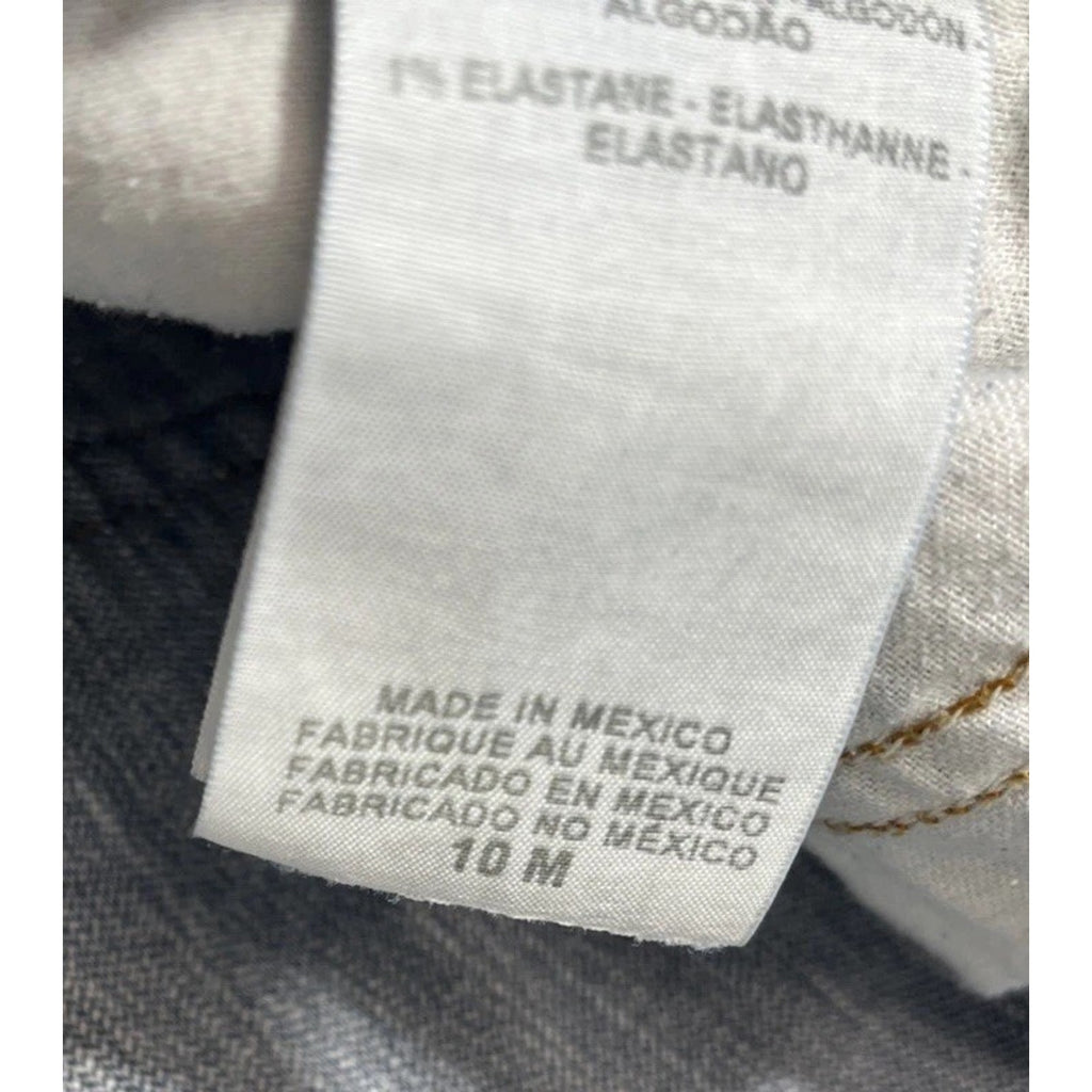 Levis 515 Boot Cut Jeans Womens 10 Blue Distressed Modern Y2K Cowgirl Whiskers