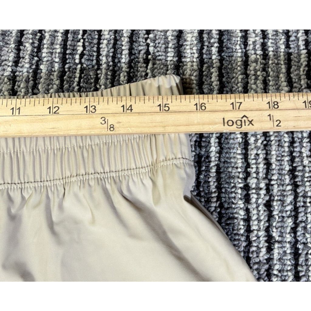 Old Navy High Rise Cargo Sleektech Pants Women’s M Beige GoDry 4 Way Stretch NWT