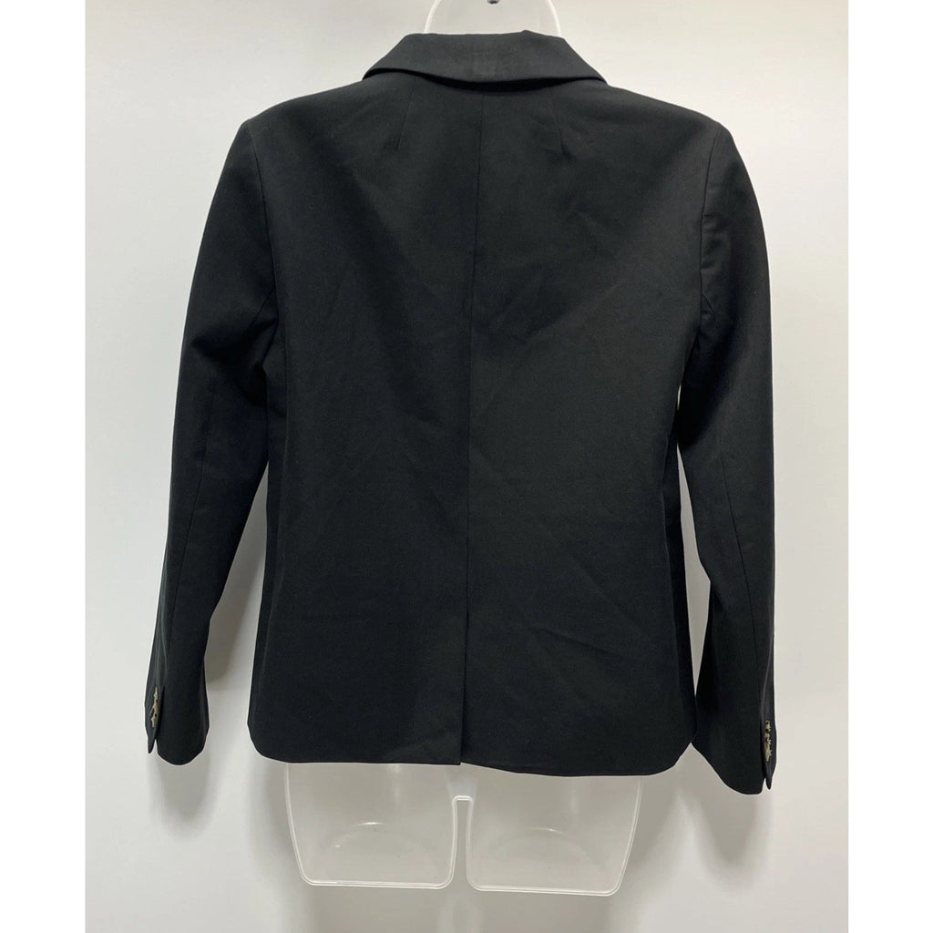 J. Crew Two Button Notch Collar Blazer Lined Pockets Women’s Size 4