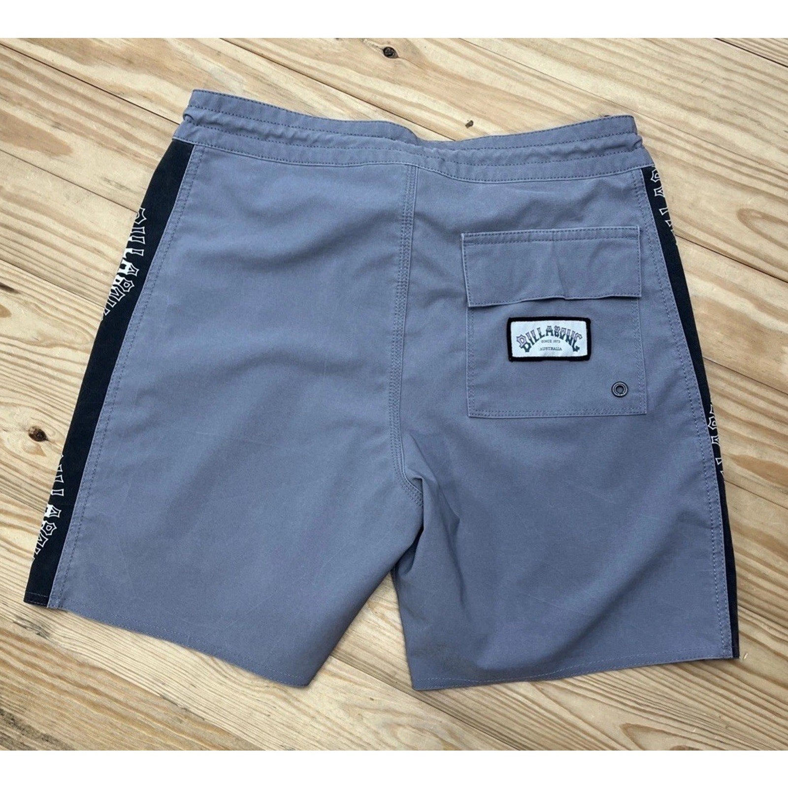 Billabong Lo Tide Skate Surf Boardshorts Gray Mens Size 28