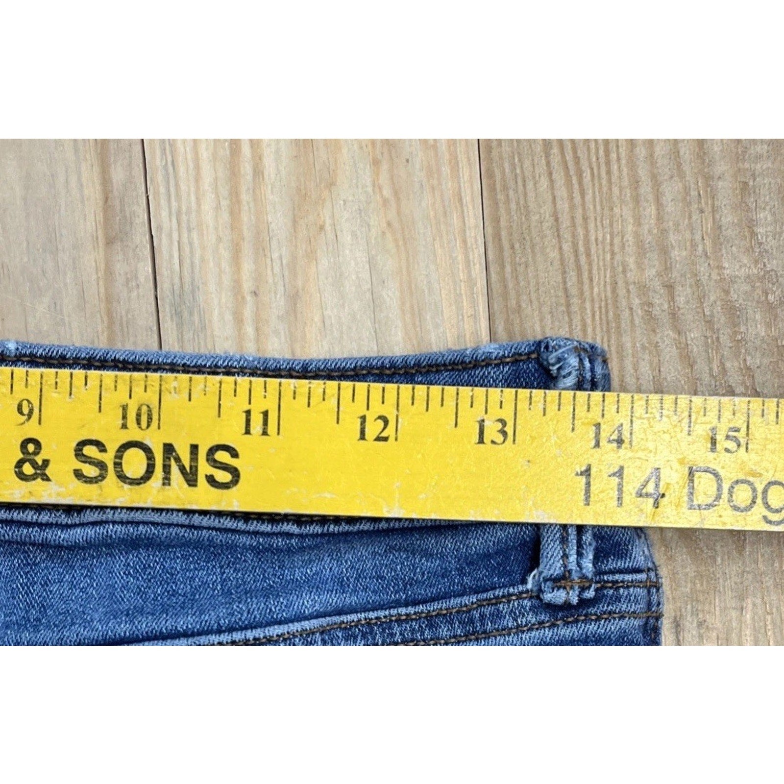 Old Navy Size 6 Rockstar Mid Rise Jeans Stretch Skinny Dark Wash