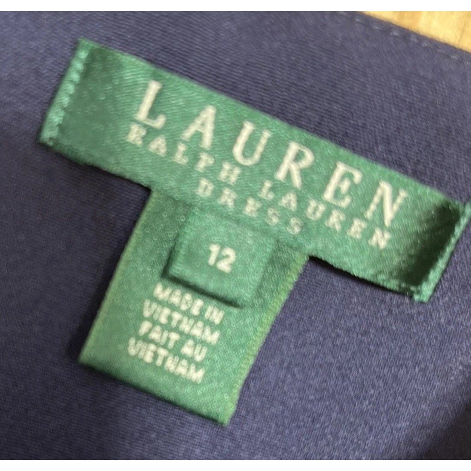 LAUREN RALPH LAUREN Sleeveless Color Block Shift Dress Women's 12 Lined Zipper