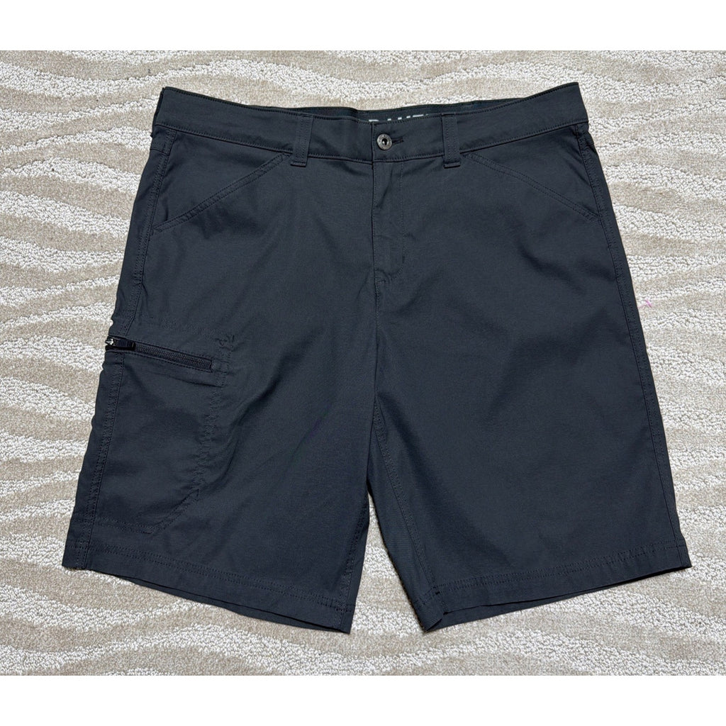 EDDIE BAUER Shorts Mens 36 x 10 Storm Gray Rainer Hiking Outdoor Nylon