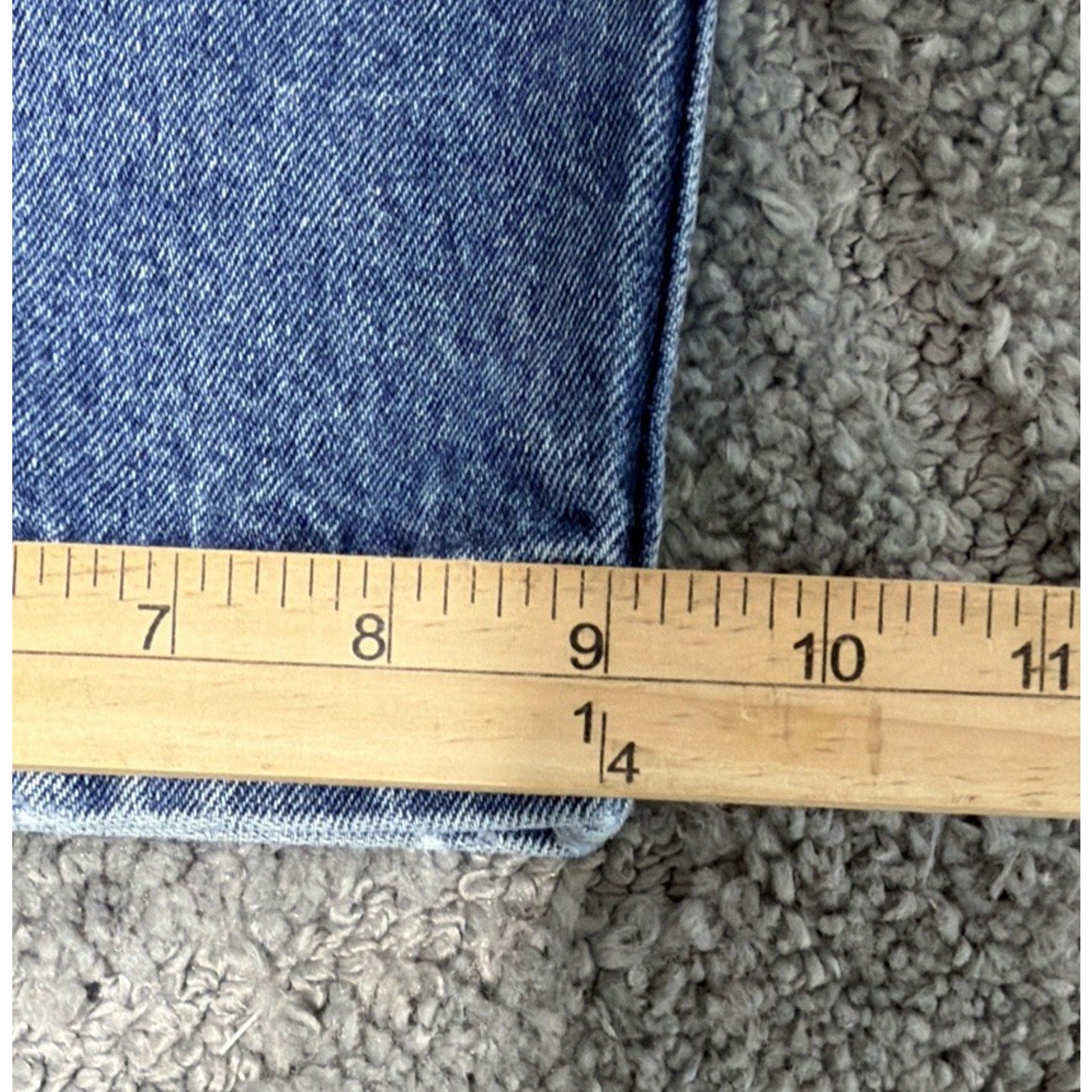 Vintage Fubu Carpenter Jeans Men's 36x34 Blue Denim Cargo Baggy Y2K