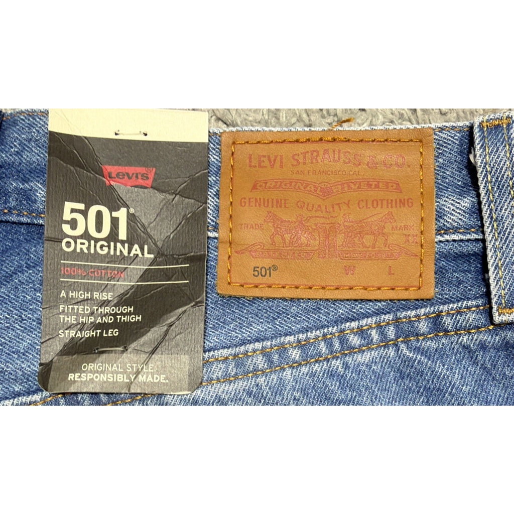 Levis 501 XX Straight Jeans Womens 26x30 Original Fit Premium Big E 125010358