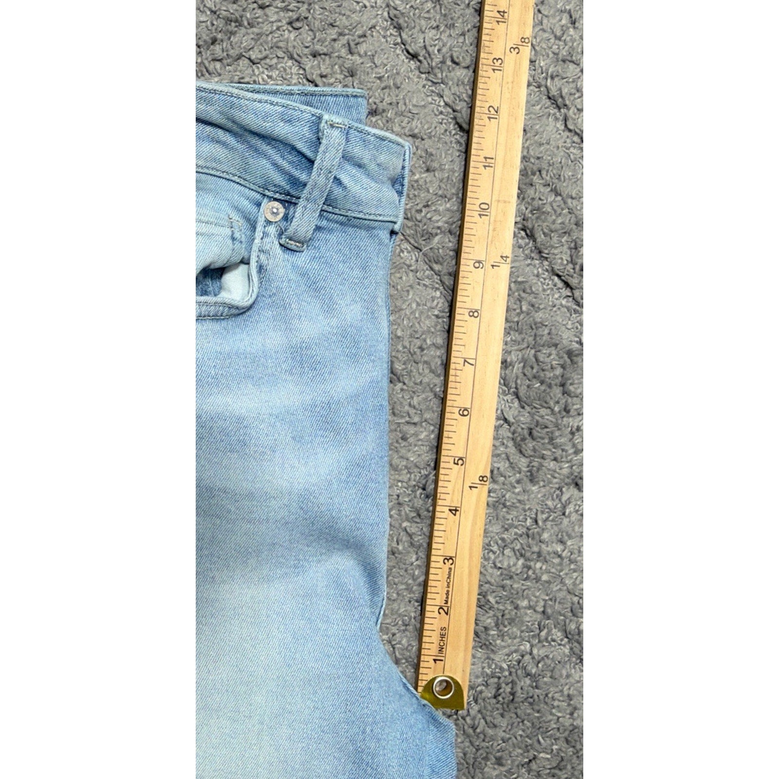 Free People Denim Jeans Women’s High Waist Skinny Size 28 Raw Hem