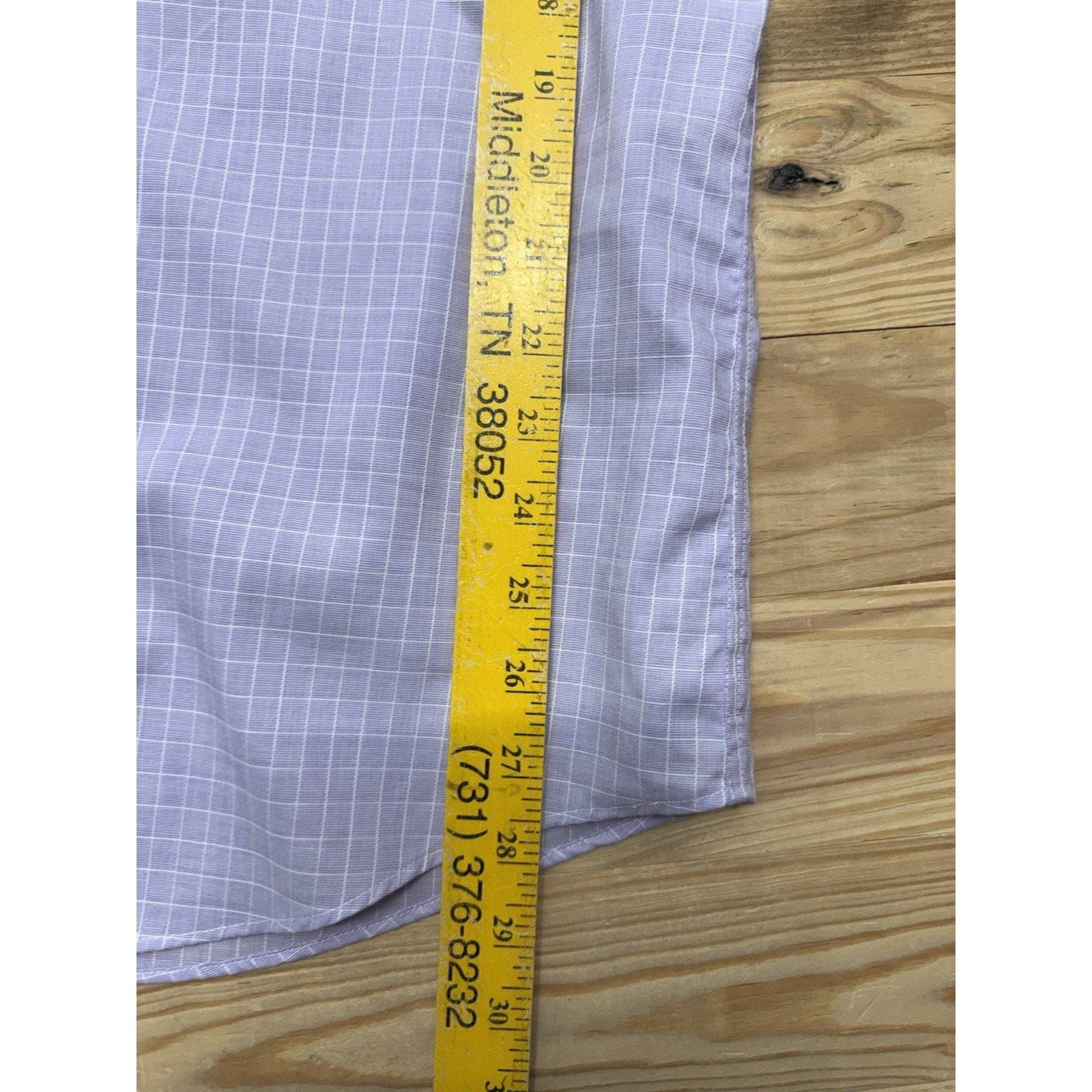 Polo Ralph Lauren Slim Fit Purple Button Down Shirt Size 15 32/33