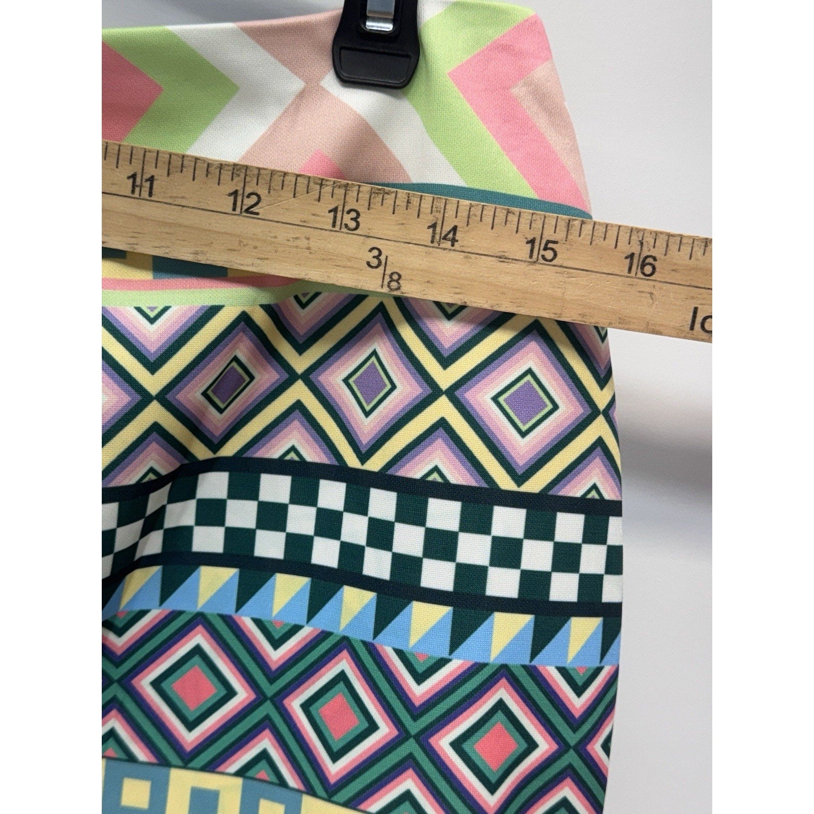 “Here For The Party”Aztec Print Zip Front Mini Skirt multi Color Women’s M