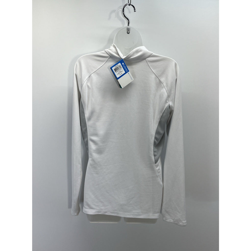 NWT Columbia Sportswear Lightweight Jacket Insect Blocker 1/2 Zip Size L White
