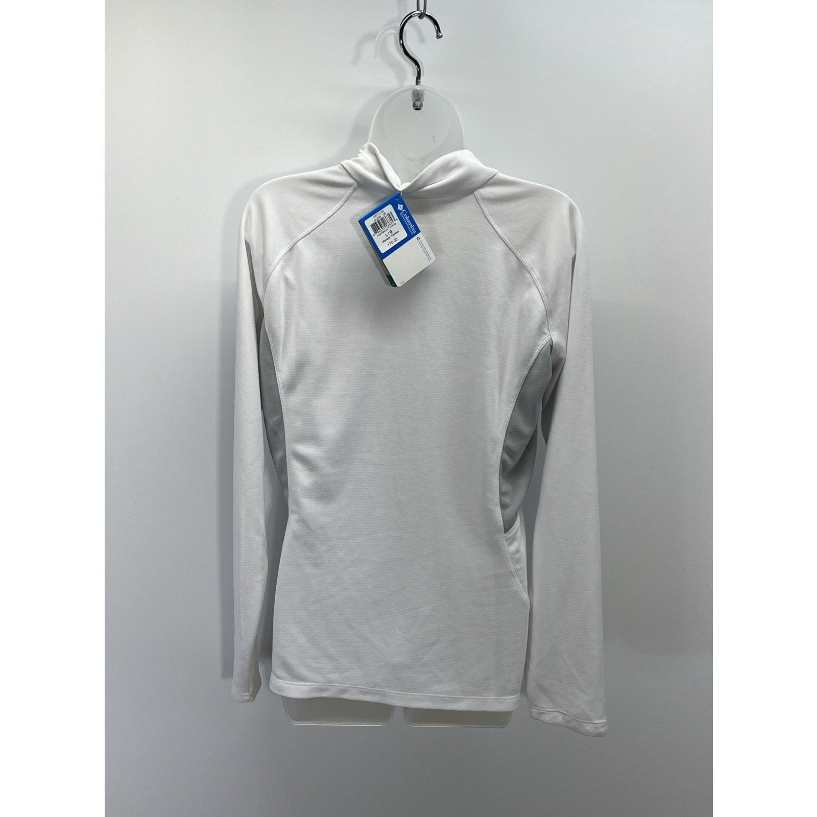 NWT Columbia Sportswear Lightweight Jacket Insect Blocker 1/2 Zip Size L White