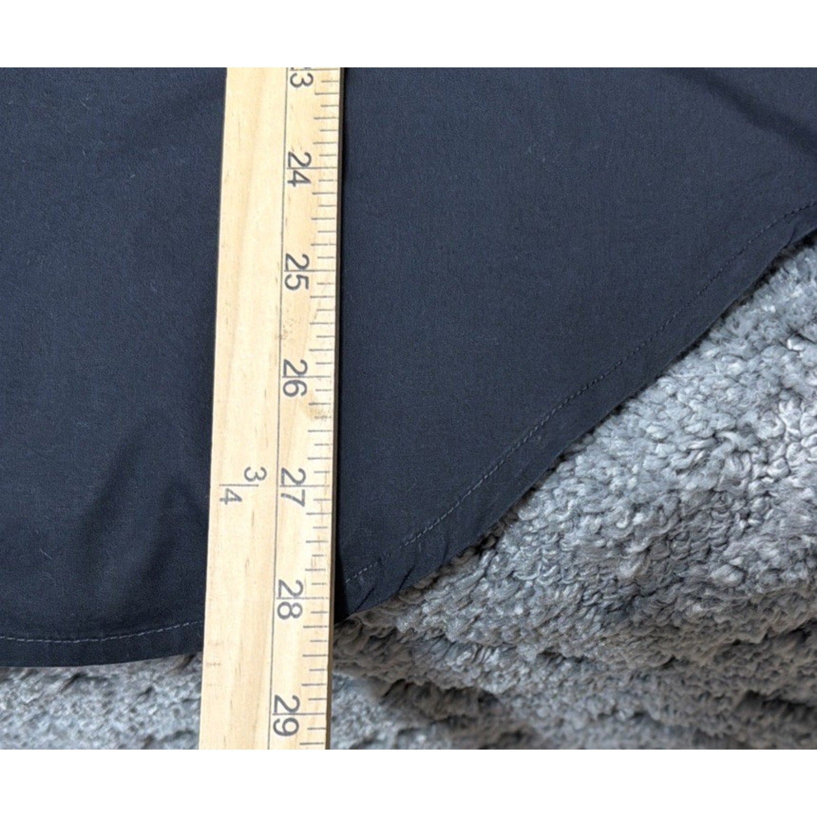 Lauren Ralph Lauren Top Womens Medium Black Long Sleeve Button Up Cotton Preppy