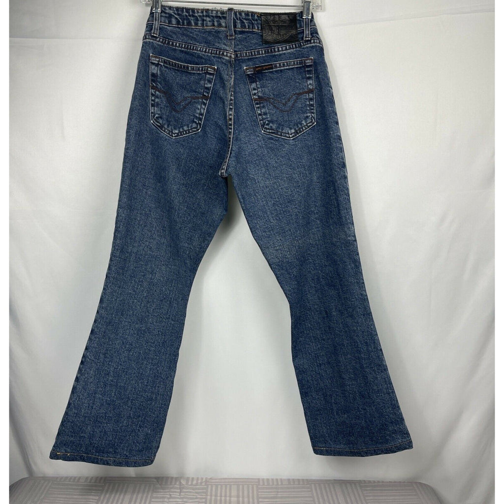 Harley Davidson Embellished Stretch Mid Rise Boot Cut Jeans Size 8P