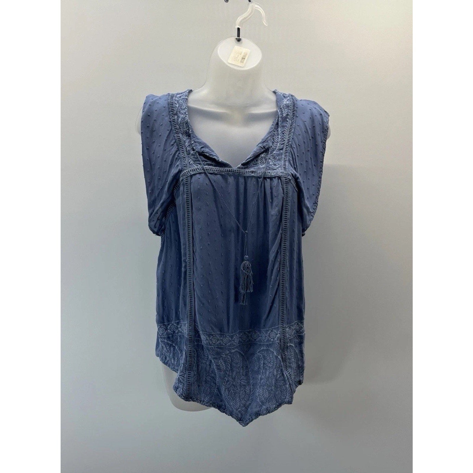 Knox Rose Peasant Blouse Size XS