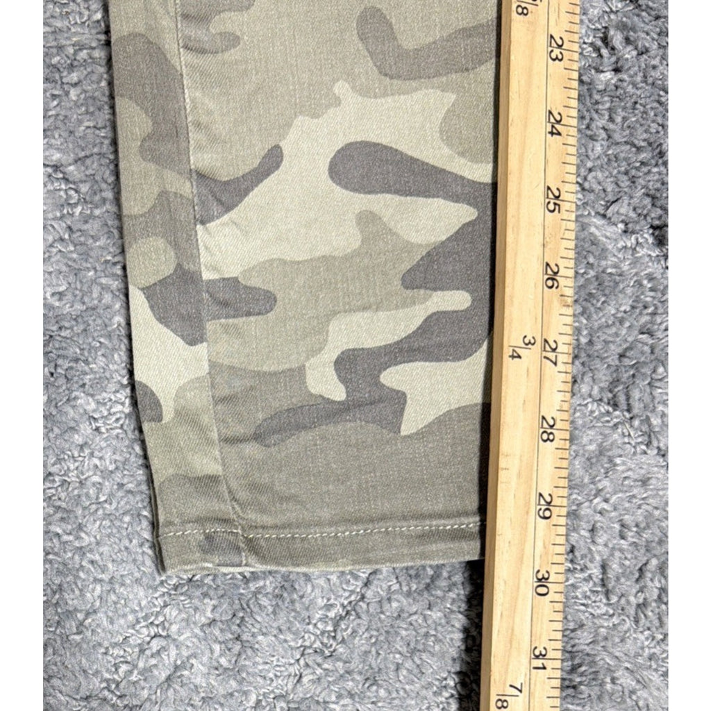 Seven7 High Rise Skinny "Tummyless" Camo Jeans Stretch Denim Skater Women's 4