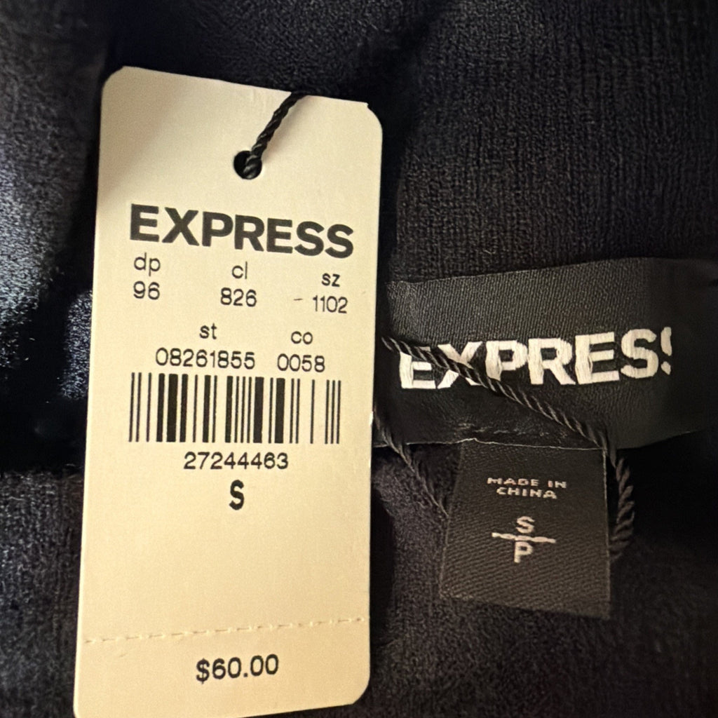 EXPRESS Mock Neck Puff Sleeve Sweater Sz S New With Tags