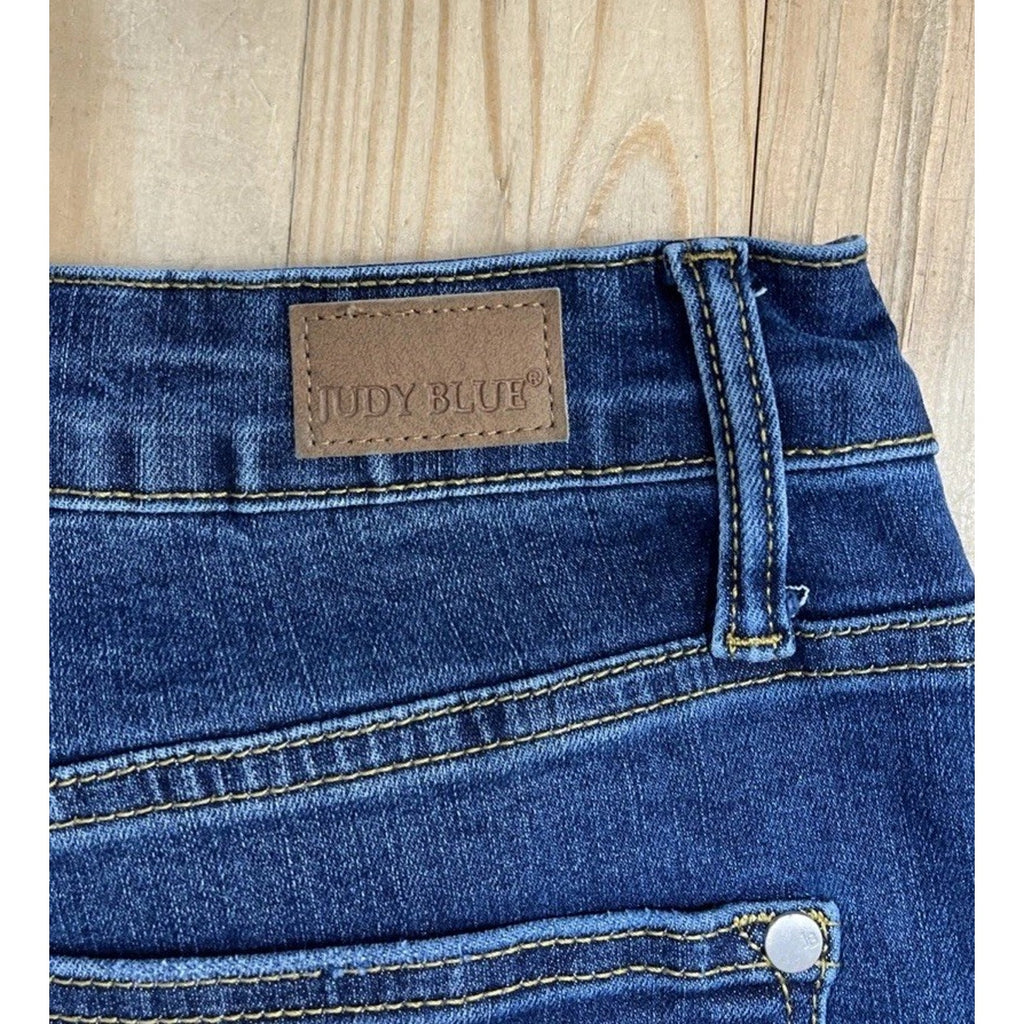 Judy Blue Jeans Women's 9/29 Slim Fit Skinny Leg Blue Stretch Denim Mid Rise