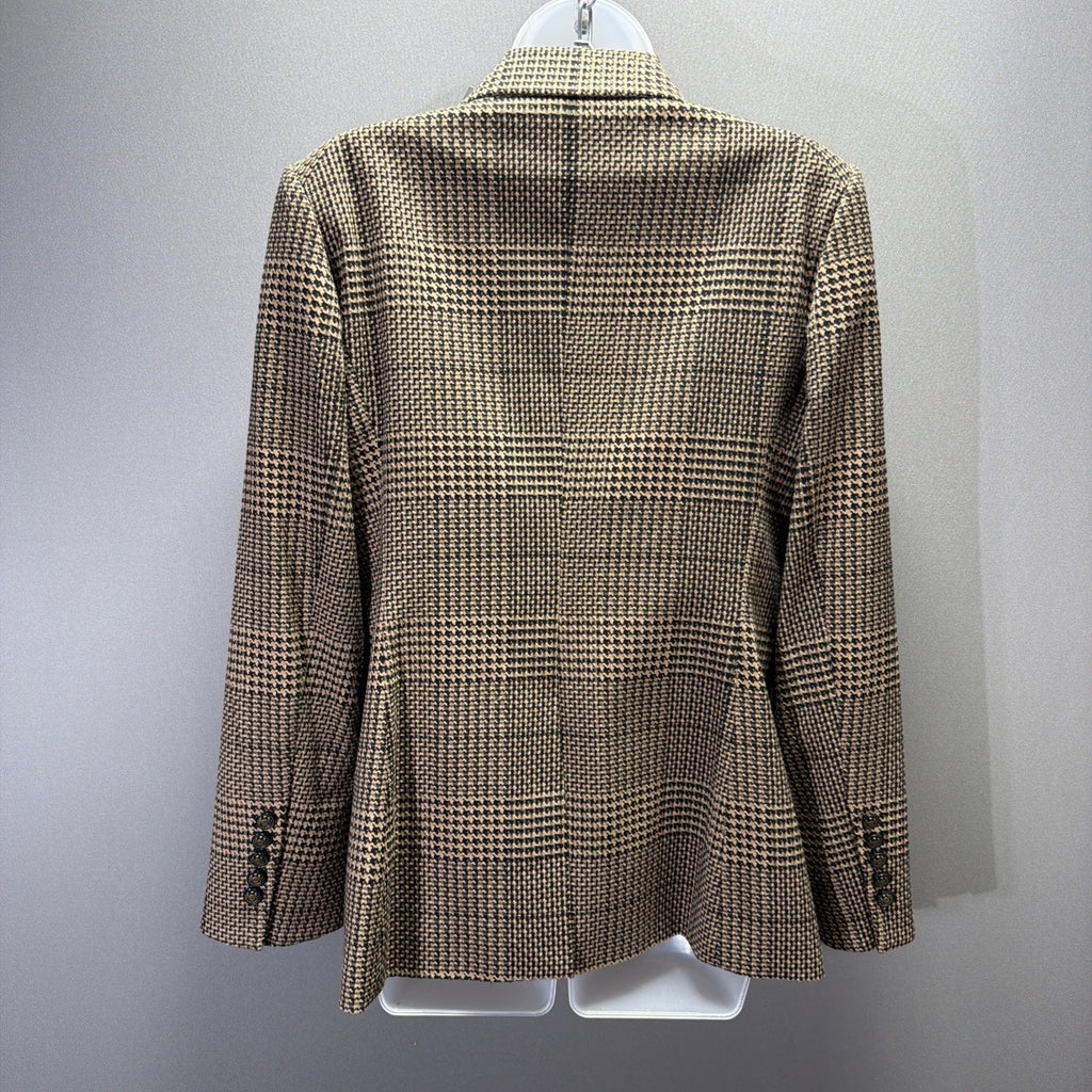 NWT Antonio Melani Women's Houndstooth Double Breasted Blazer Size 6 MSRP$195