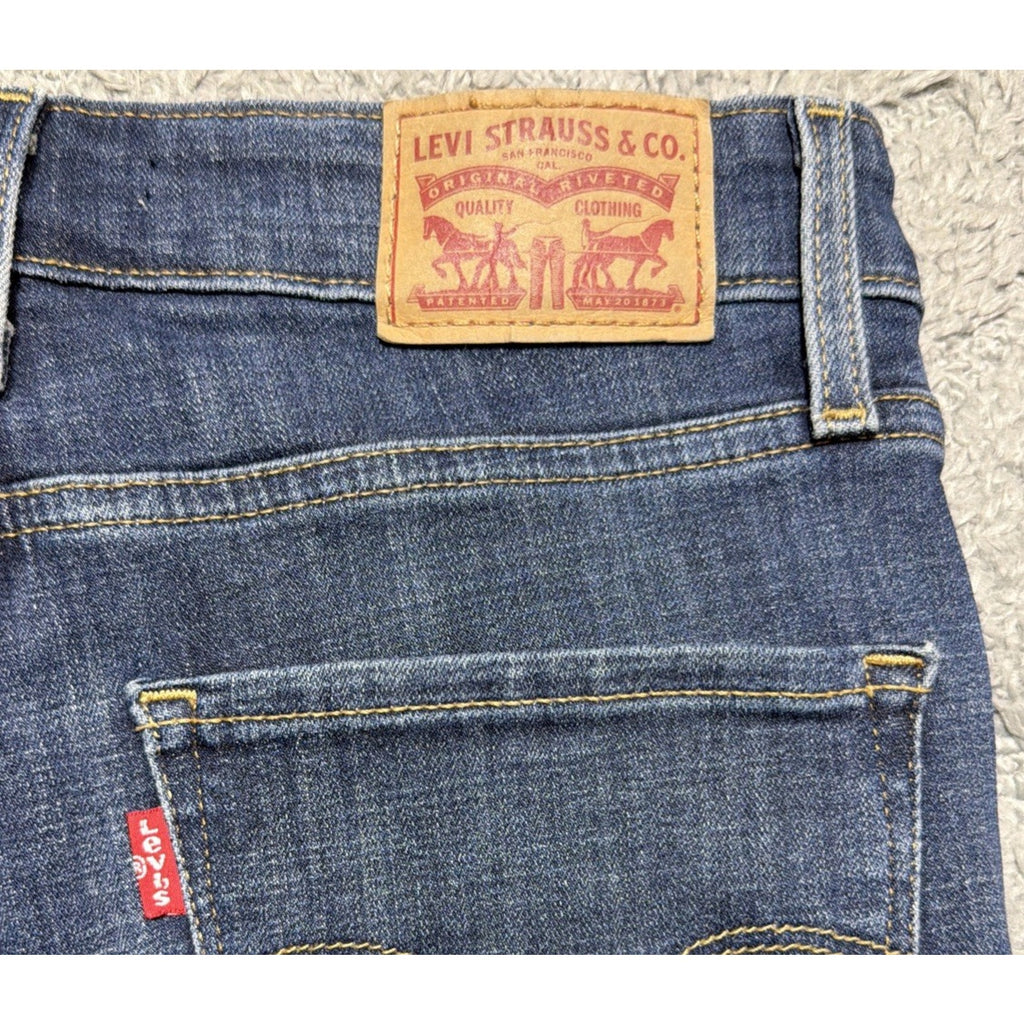 Levi’s 721 High Rise Skinny Jeans Women’s 27x28 Medium Wash Stretch Denim Slim