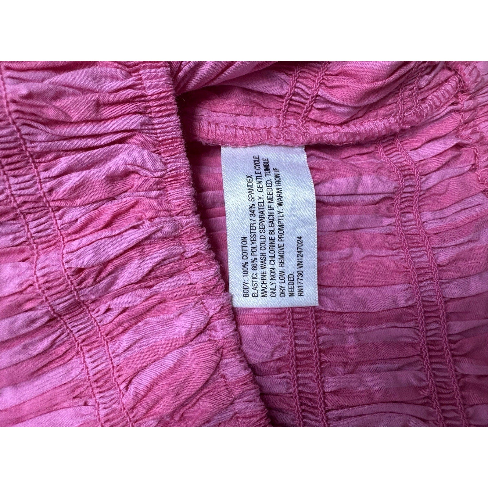 A New Day Pink Ruched Crop Top Spaghetti Straps Women's Size X-Large