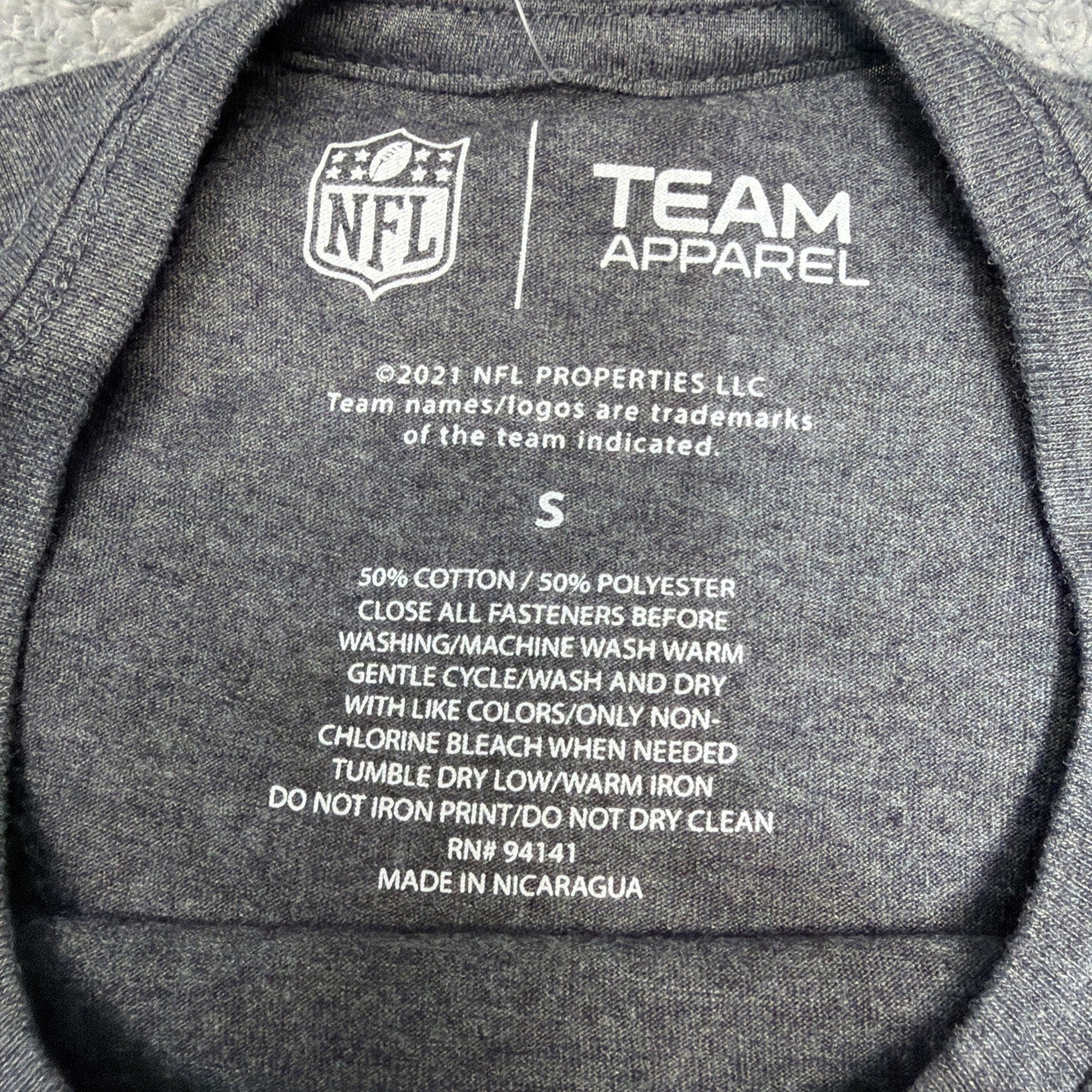 Cincinnati Bengals NFL Team Apparel Grey NFL T-shirt Women’s Size Small New