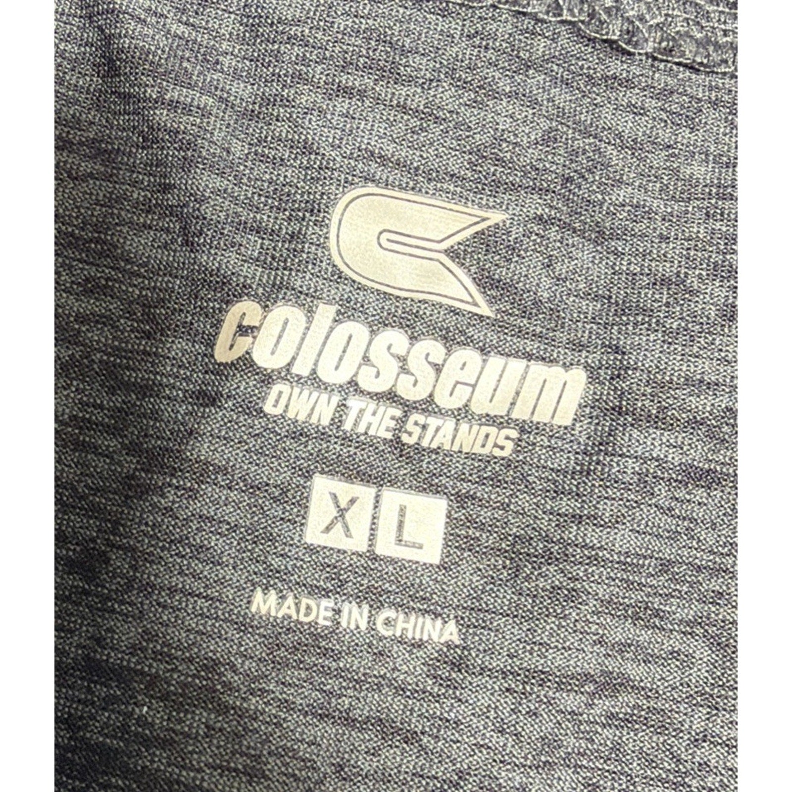 Colosseum Men’s Memphis Tigers Heather Gray Logo Dri-fit 1/4 Zip Pullover Sz XL