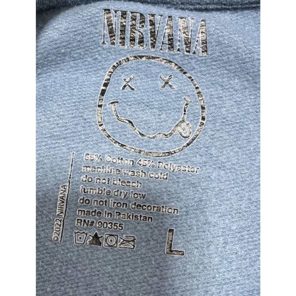 Nirvana Nevermind Sweatshirt Pullover Mens Unisex Fit Size L