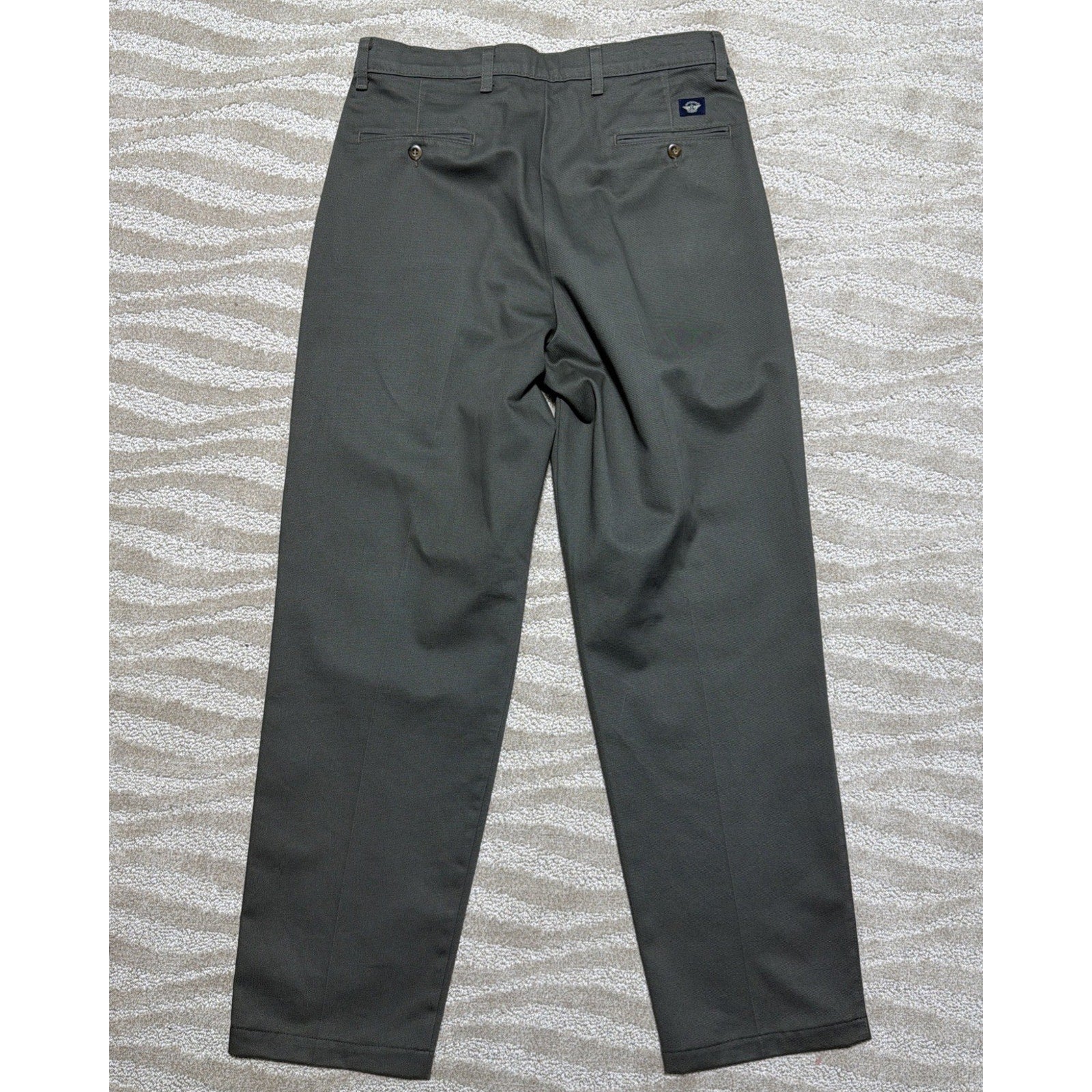 Dockers Men's Classic Fit Chino Pants Green 34x34 Pleated