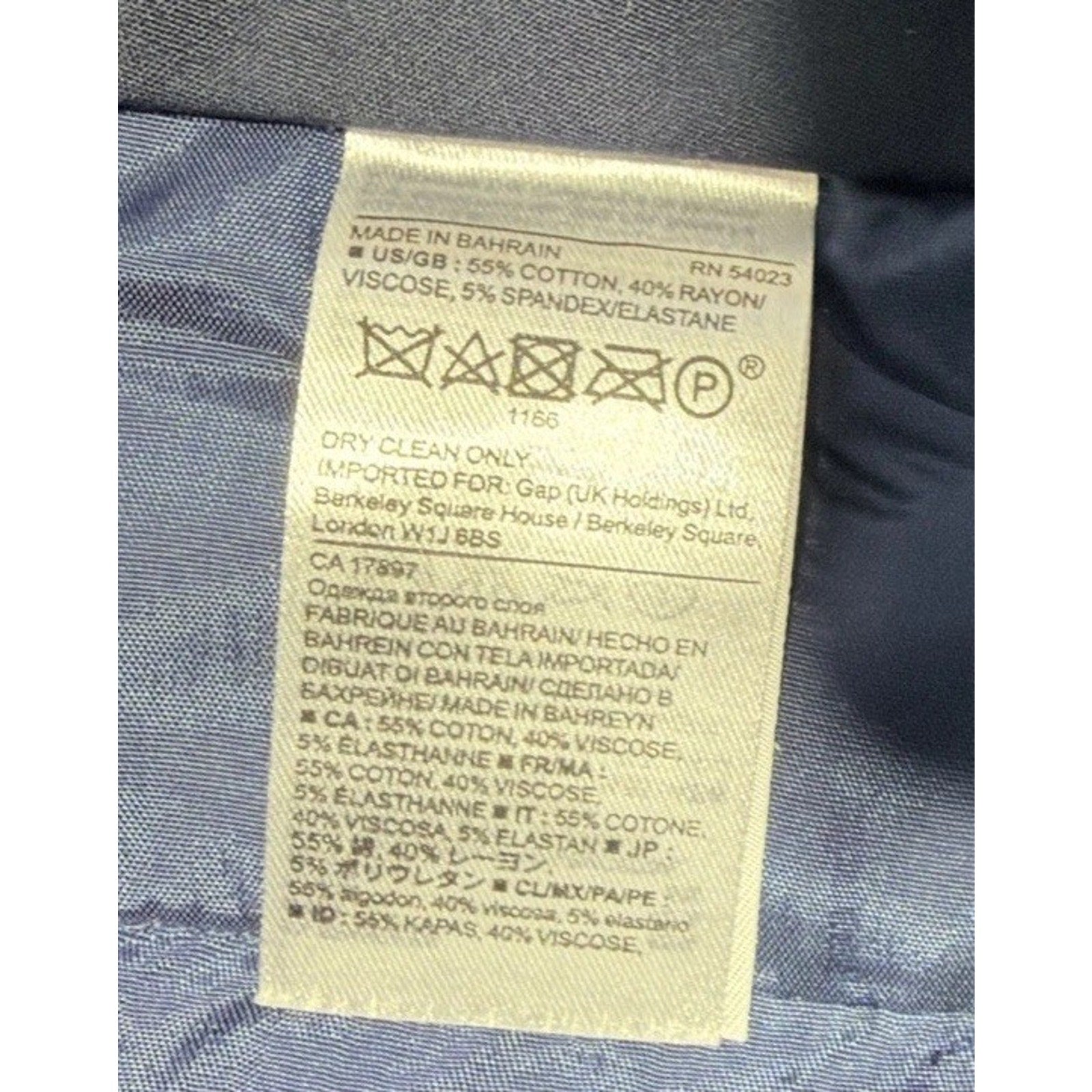 Banana Republic Chambray Sailor Sloan Skinny Ankle Pants Womens Size 14 36x27