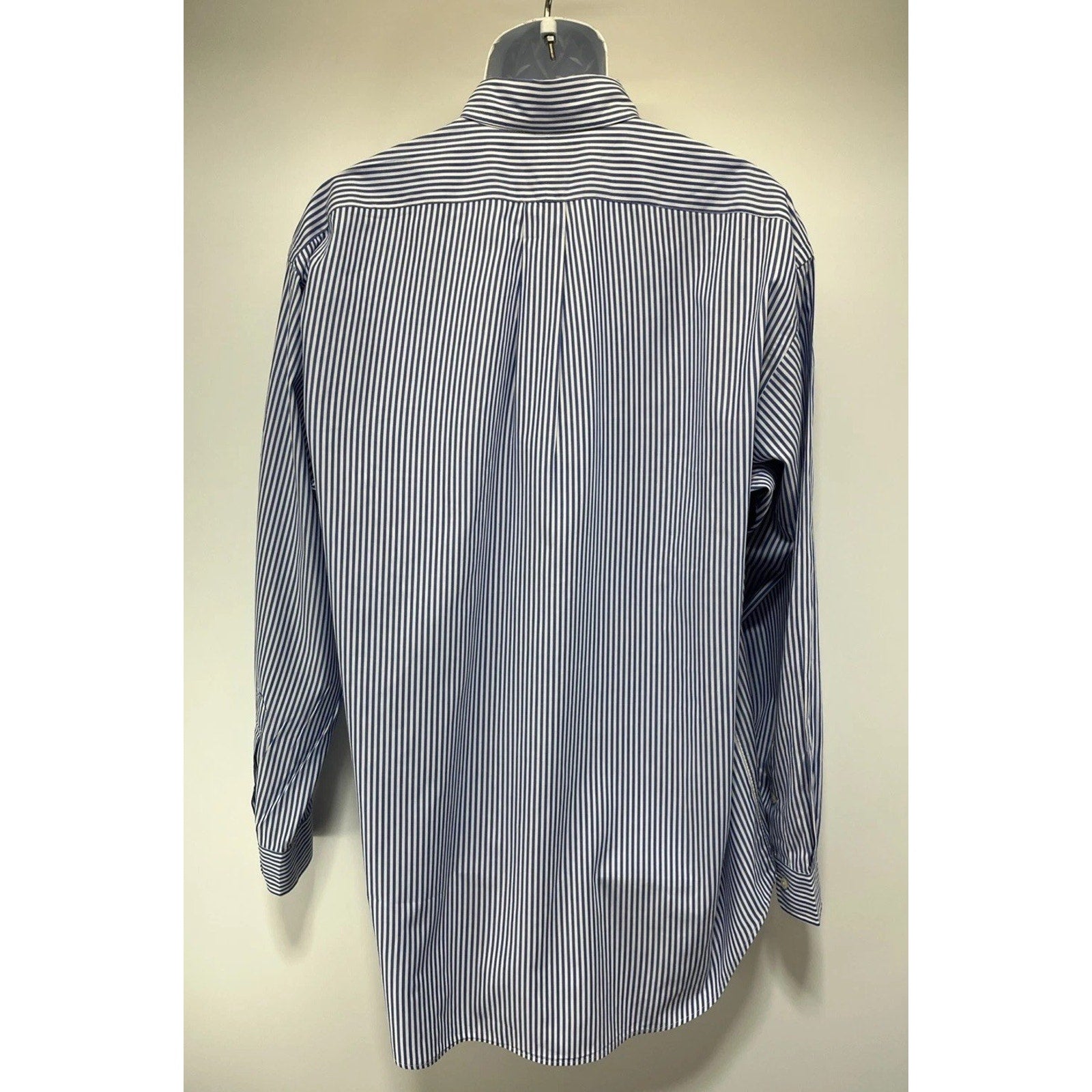 Ralph Lauren Blaire Cotton Oxford L Shirt Blue Stripe Button Down Men’s