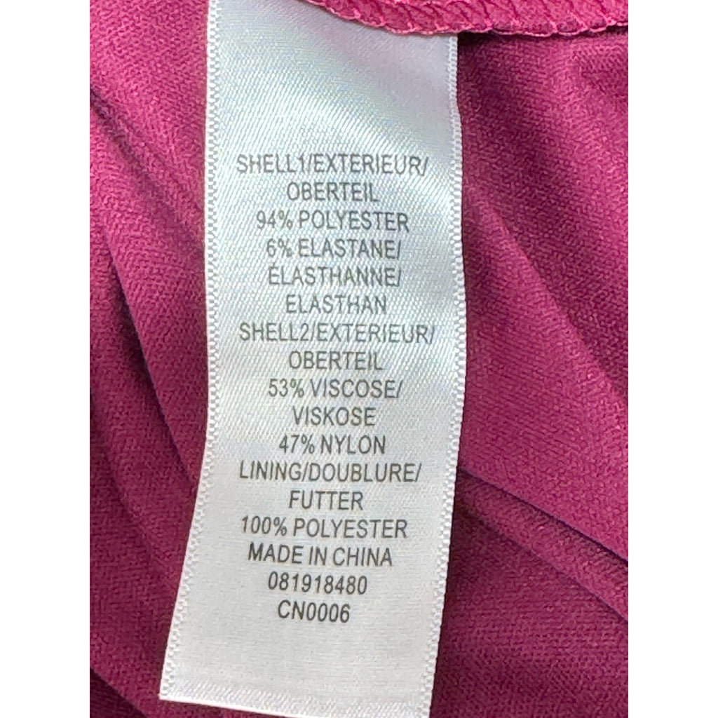 NWT By Adrianna Papell Draped Lace Shoulder Dress/Gown Pomegranate Size 10